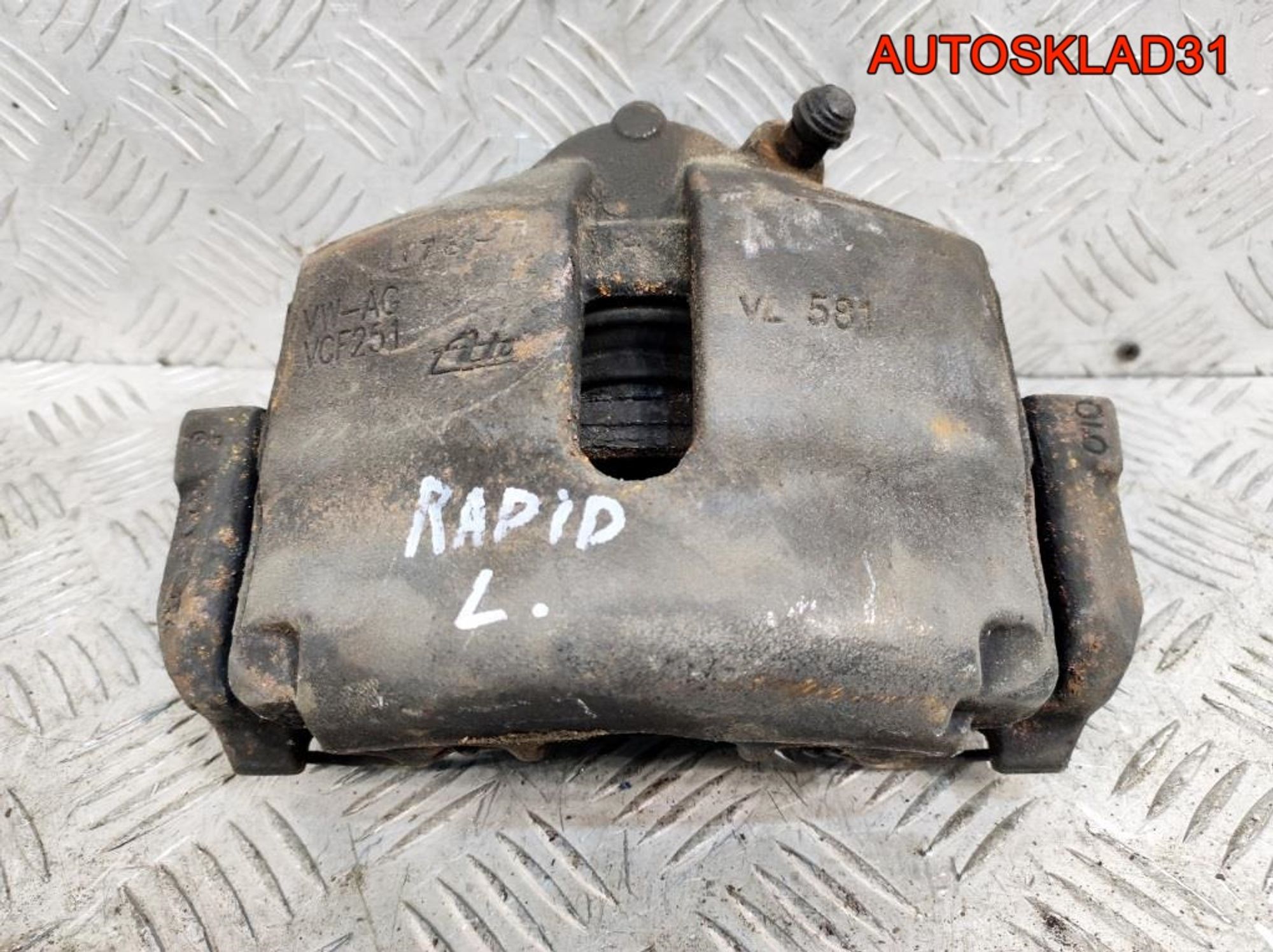 Суппорт тормозной передний левый Skoda Rapid 1K0615123E, 2300 рублей, Дубовое