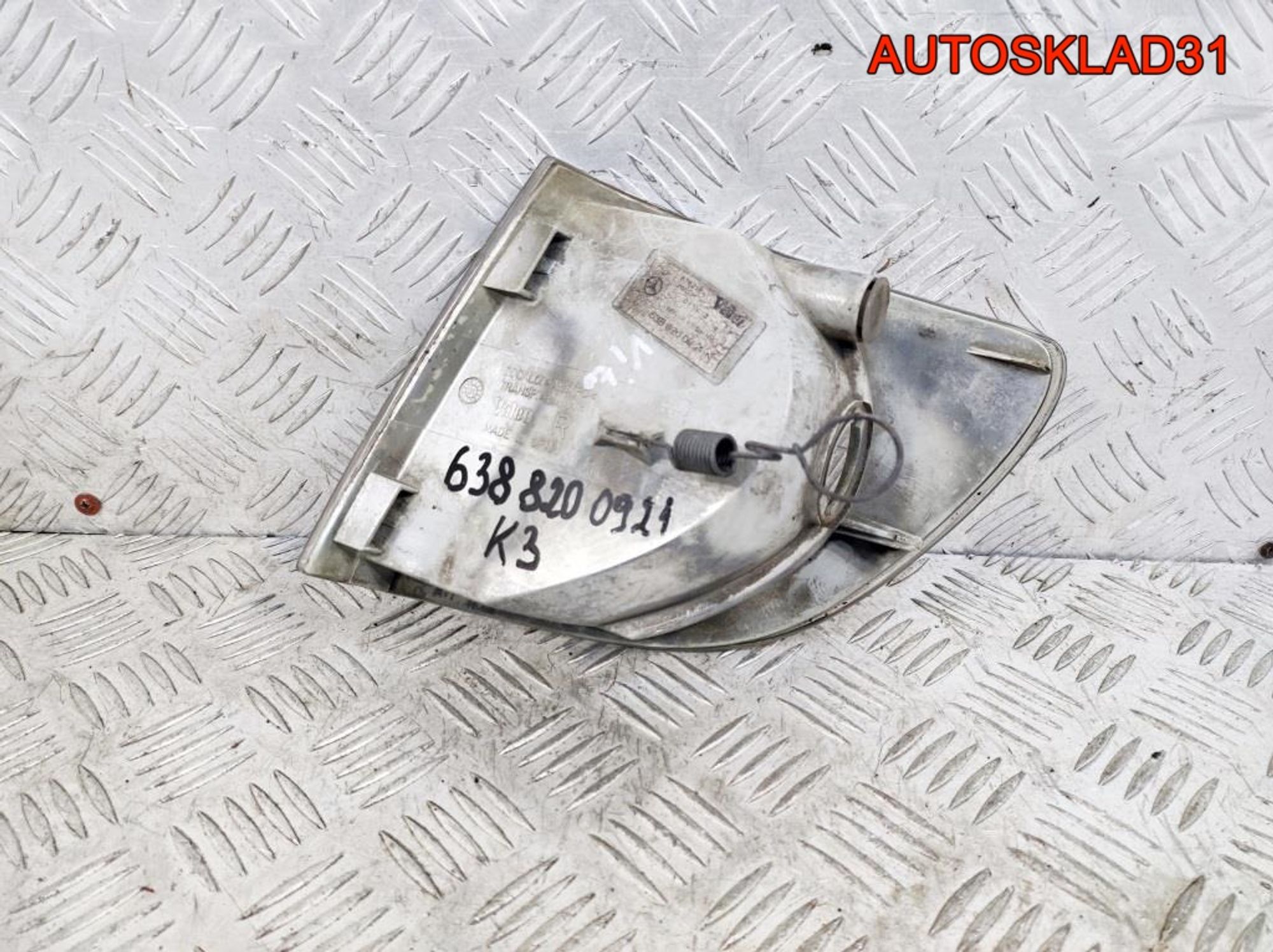 Указатель поворота правый белый Mercedes Vito 638, 900 рублей, Дубовое