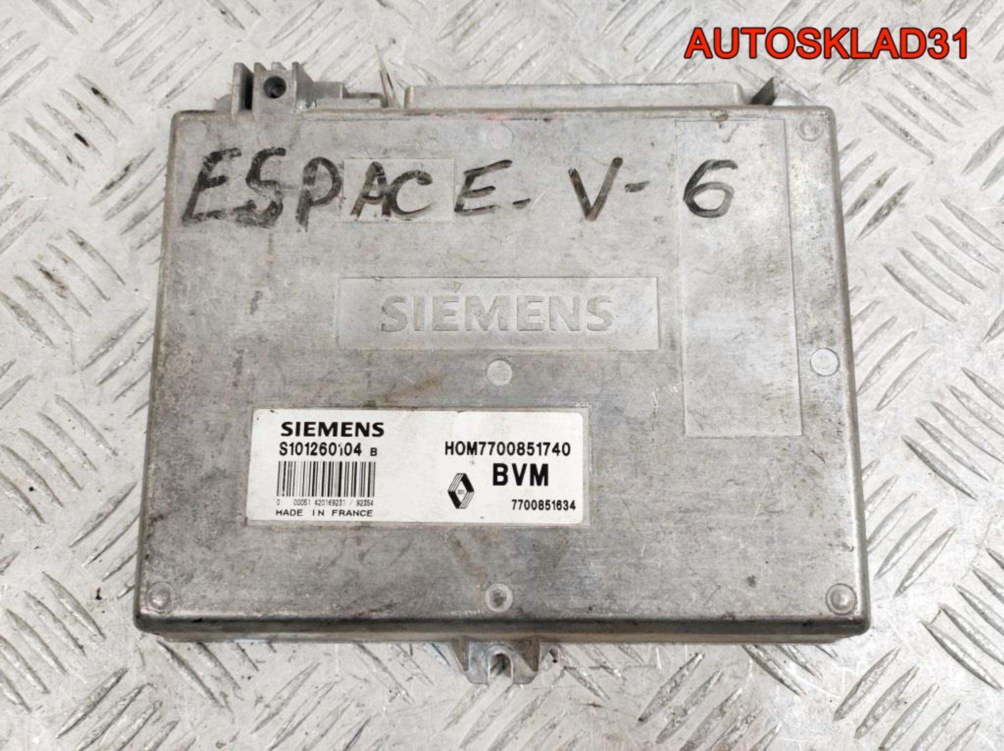 Блок ЭБУ Renault Espace 2 Бензин 7700851740, 2300 рублей, Дубовое