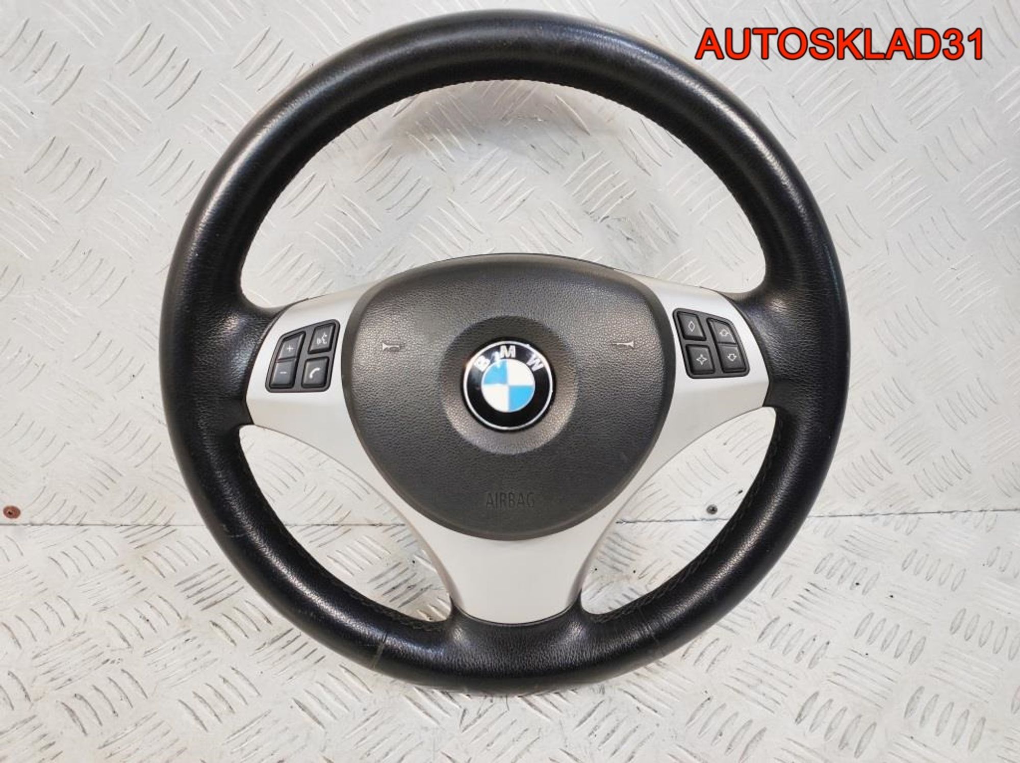 Рулевое колесо с AIR BAG Кожа BMW E90 32306795570, 12200 рублей, Дубовое