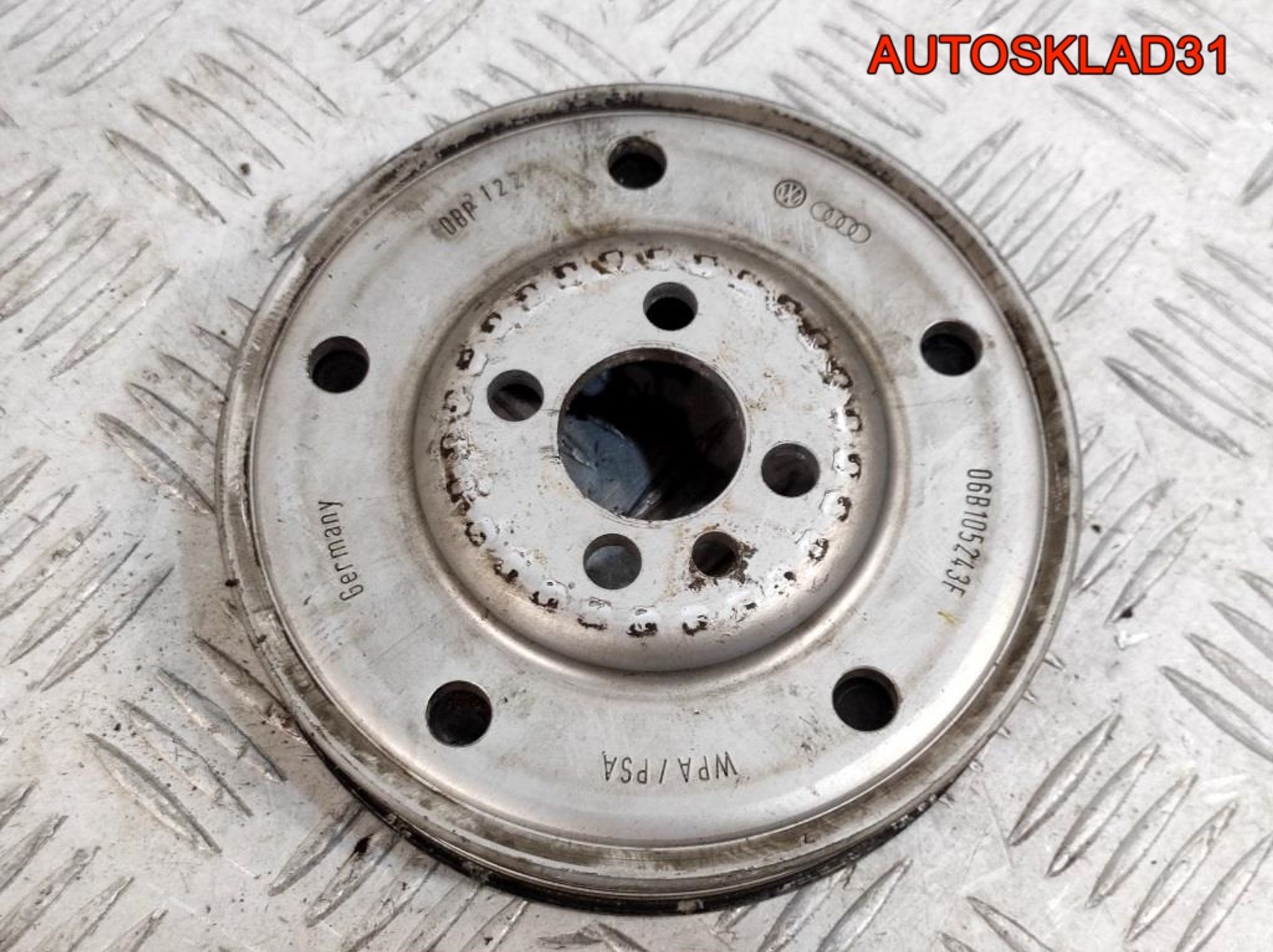 Шкив коленвала Audi A4 B6 2,0 ALT 06B105243F, 2000 рублей, Дубовое