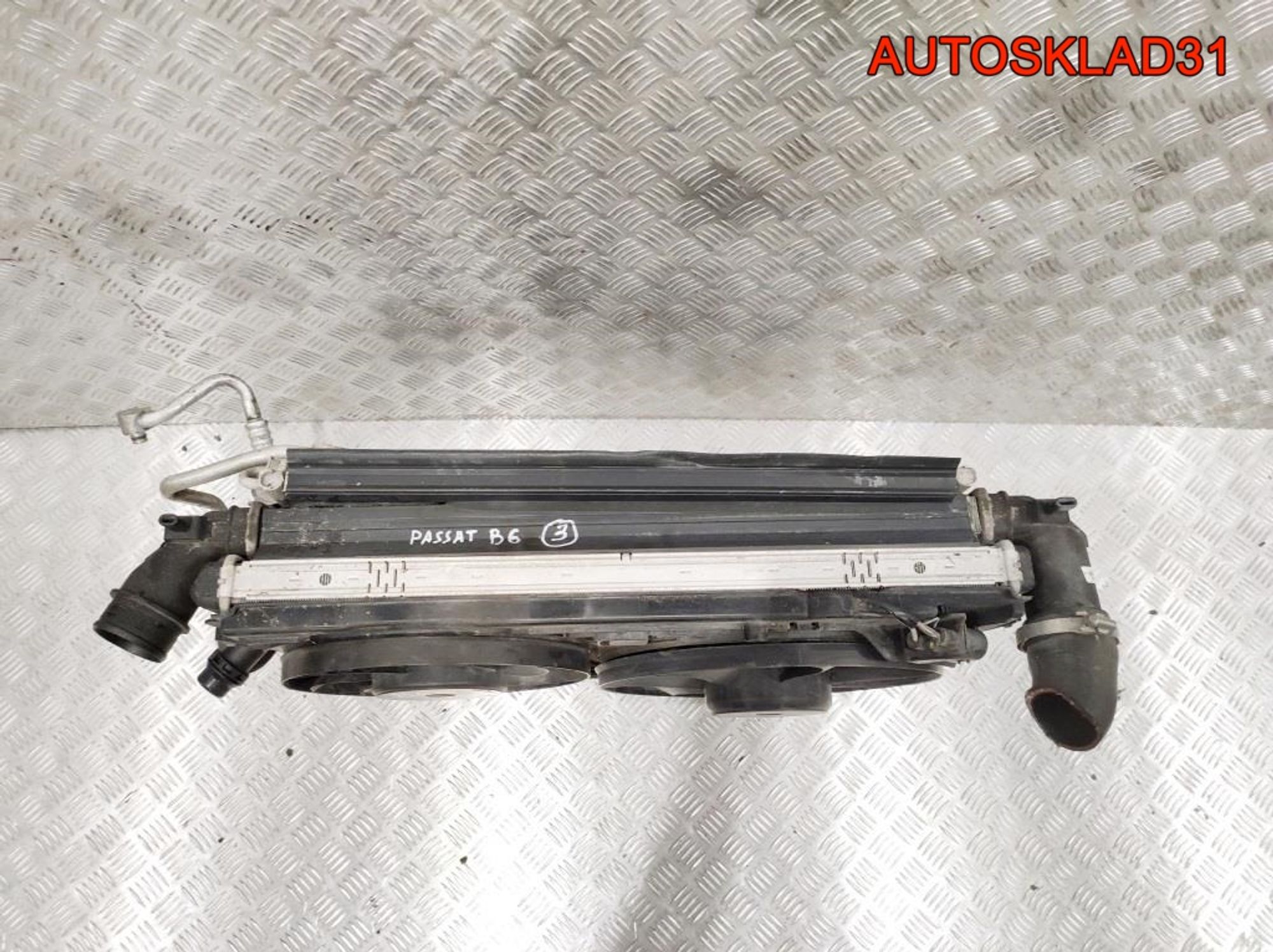 Кассета радиаторов VW Passat B6 2,0 Дизель 3C0121253AR, 18000 рублей, Дубовое