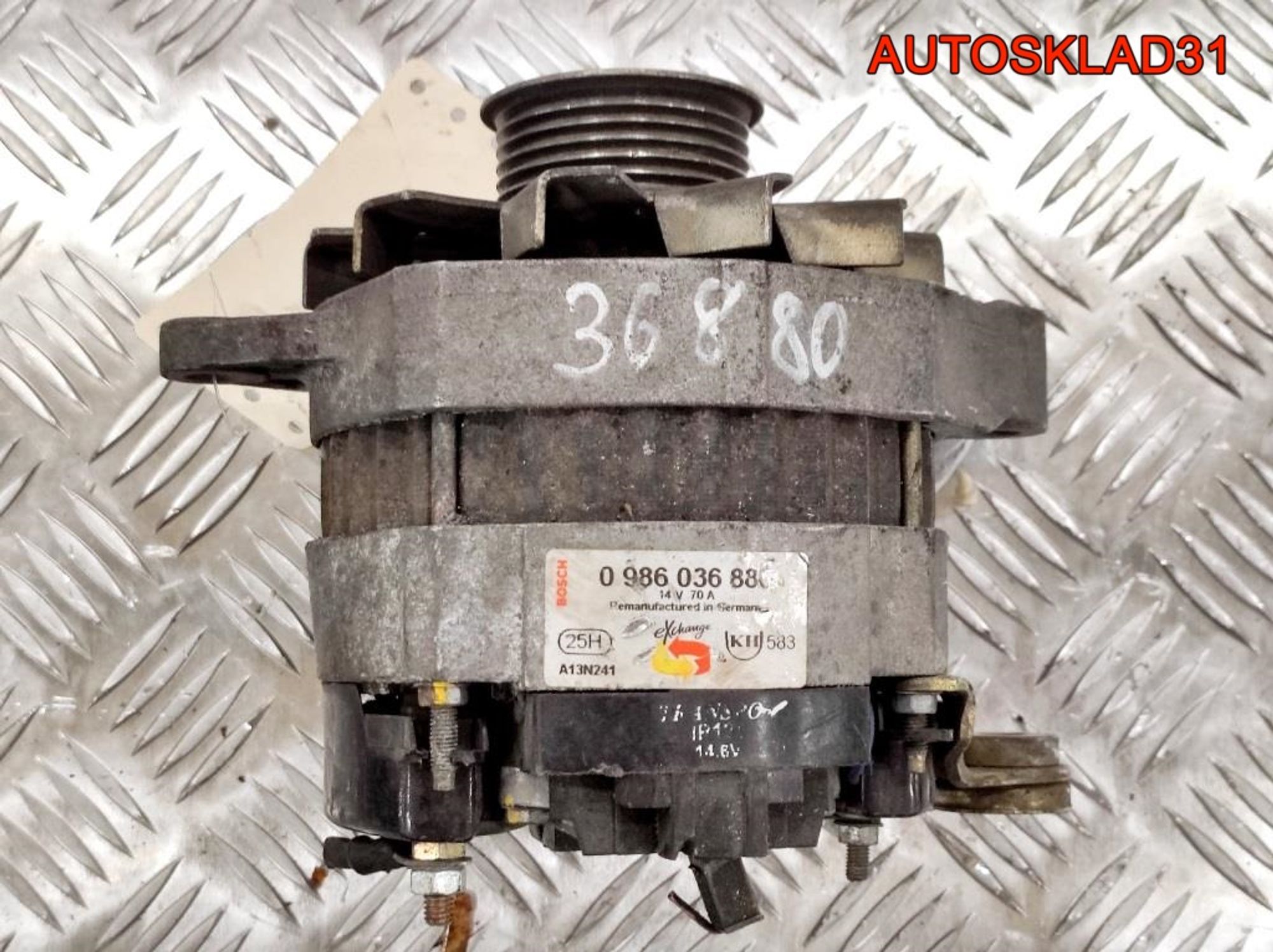 Генератор 70A Volvo 440 2,0 Бензин 0986036880 (Р), 4000 рублей, Дубовое