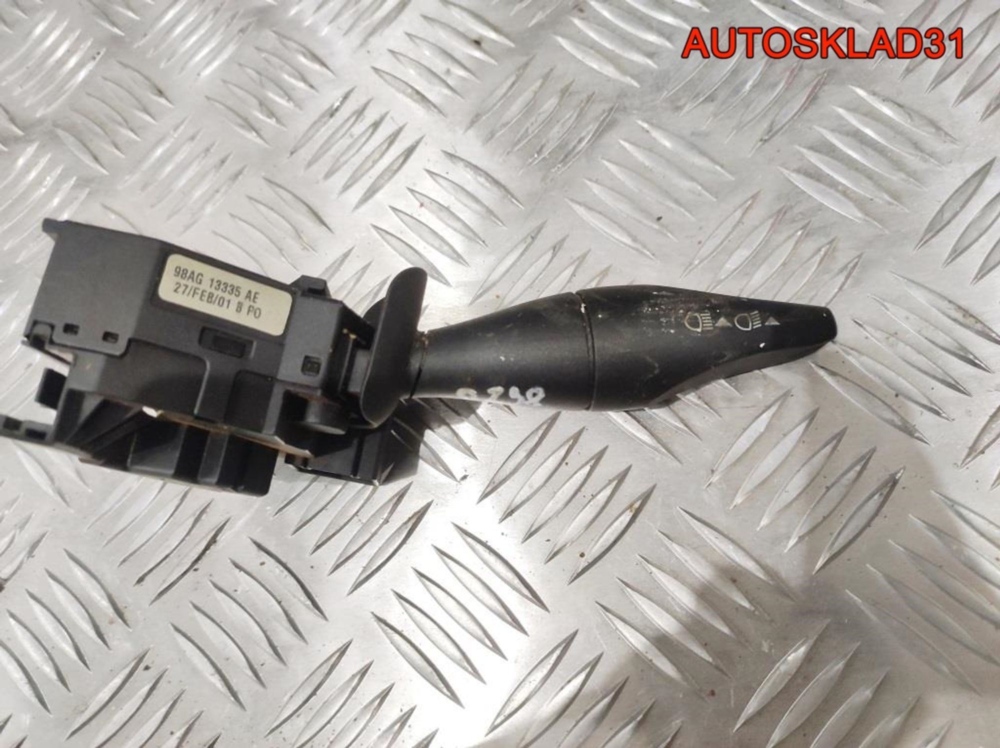 Переключатель поворотов Ford Focus 1 98AG13335AE, 700 рублей, Дубовое