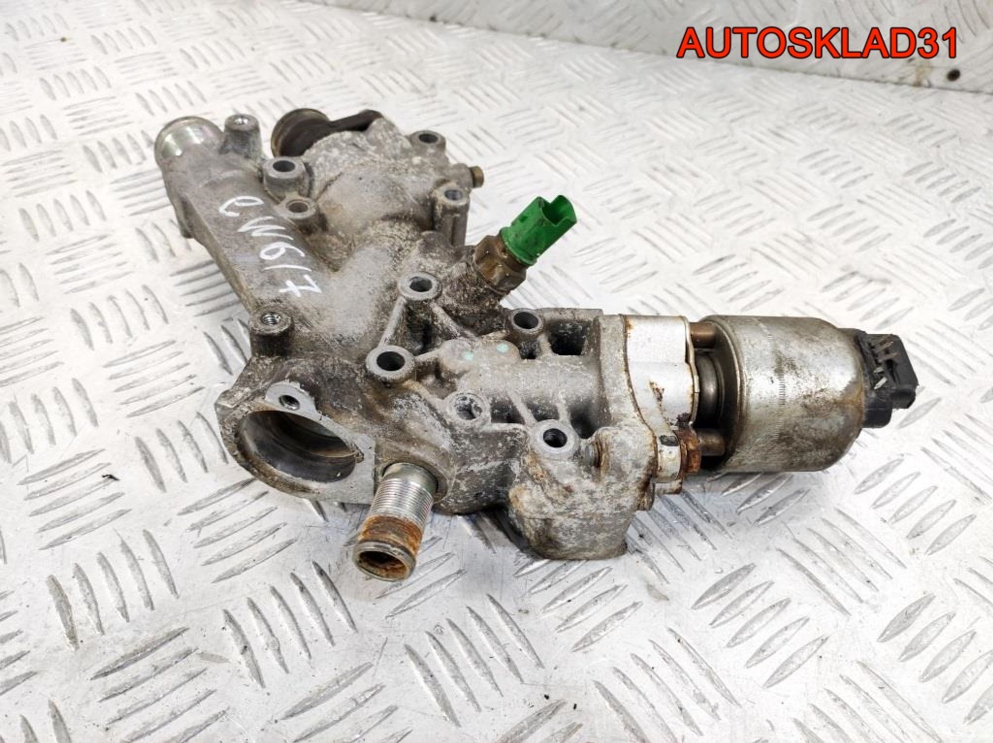 Корпус термостата Citroen C5 1,8 EW6/7 9635696080, 1400 рублей, Дубовое