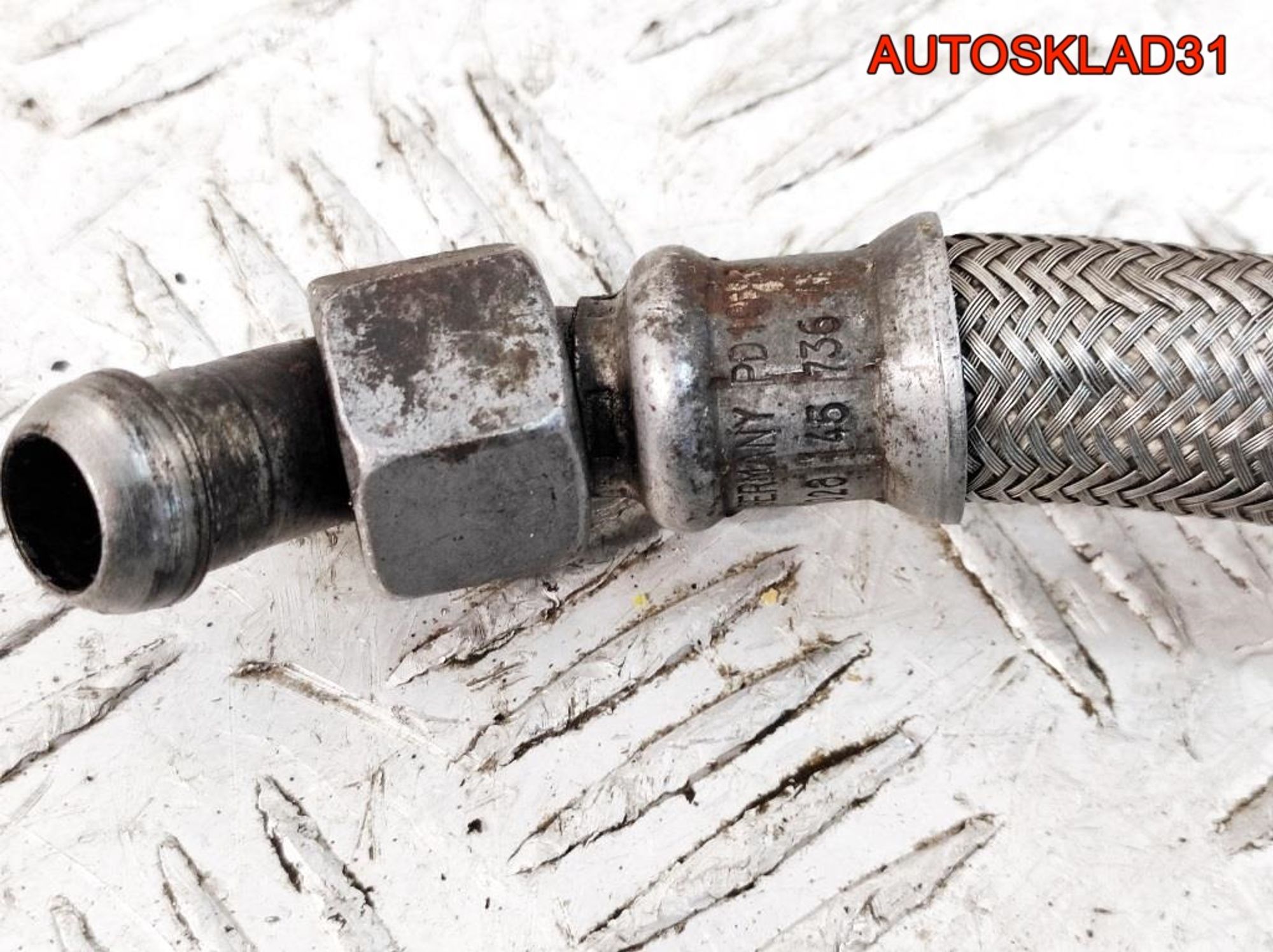 Трубка турбины Audi A4 B6 1.9 AWX 028145736AH, 1000 рублей, Дубовое