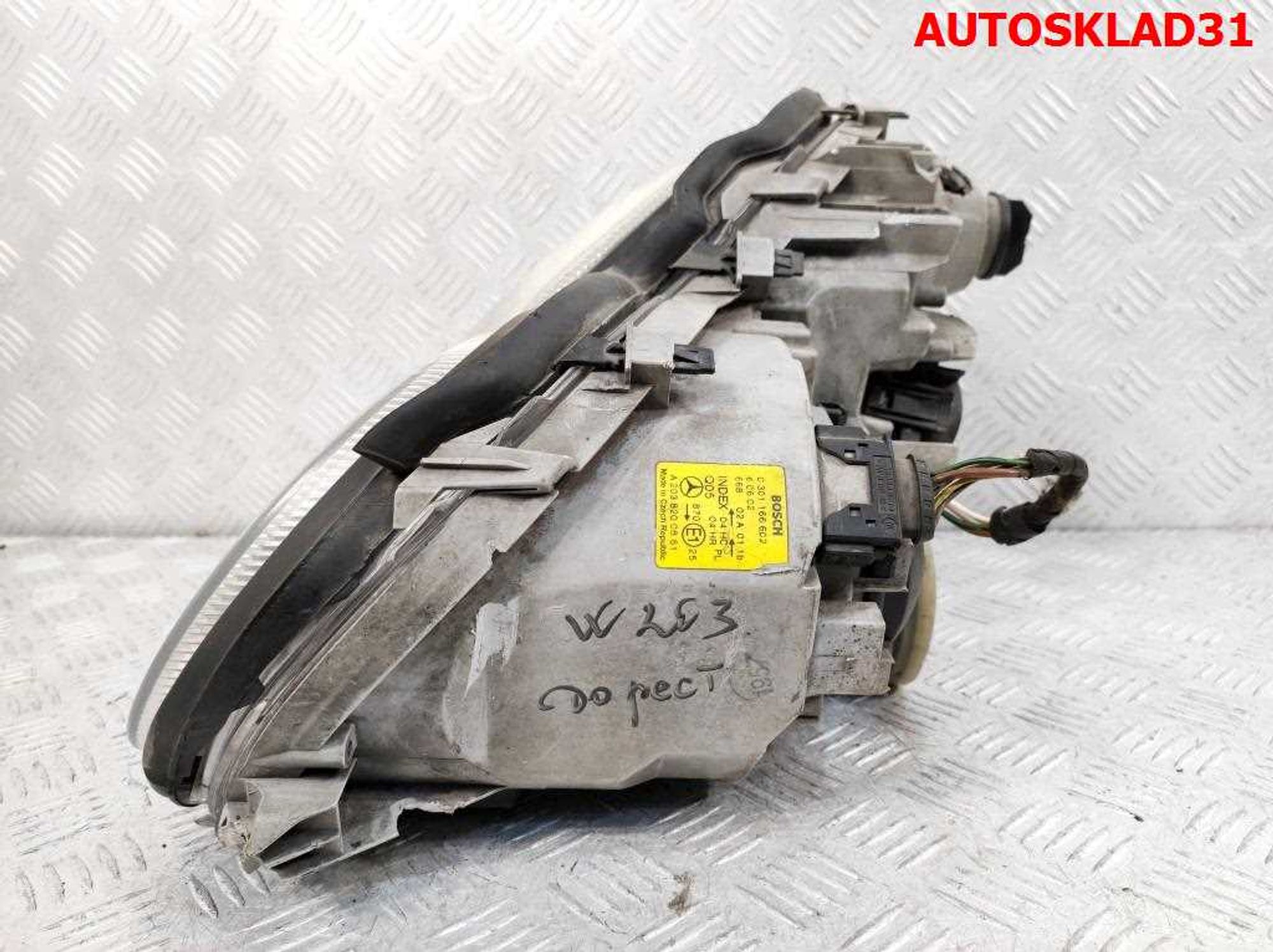 Фара правая Mercedes Benz W203 A2038200861 Дорест, 3200 рублей, Дубовое