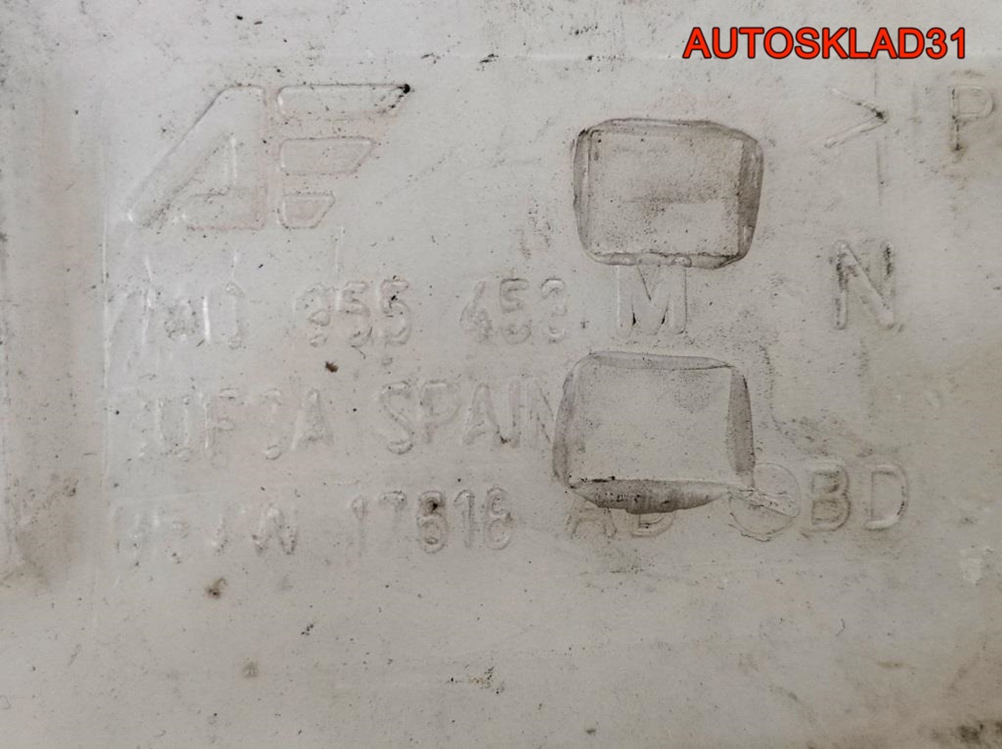 Бачок омывателя Volkswagen Sharan 7M0955453M, 2300 рублей, Дубовое