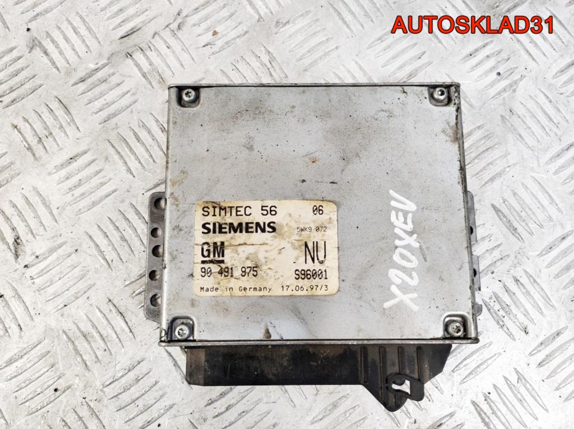 Блок ЭБУ Opel Vectra B 2,0 X20XEV 90491975, 3300 рублей, Дубовое