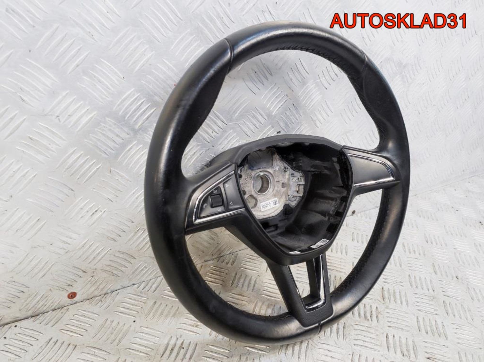 Рулевое колесо Кожа Skoda Roomster 5J0419091AE, 9800 рублей, Дубовое