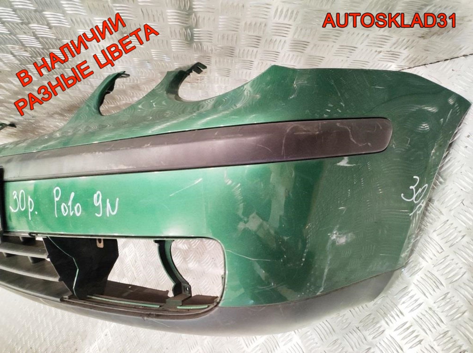 Бампер передний VW Polo 4 Дорест 6Q0807221 (Р), 10000 рублей, Дубовое