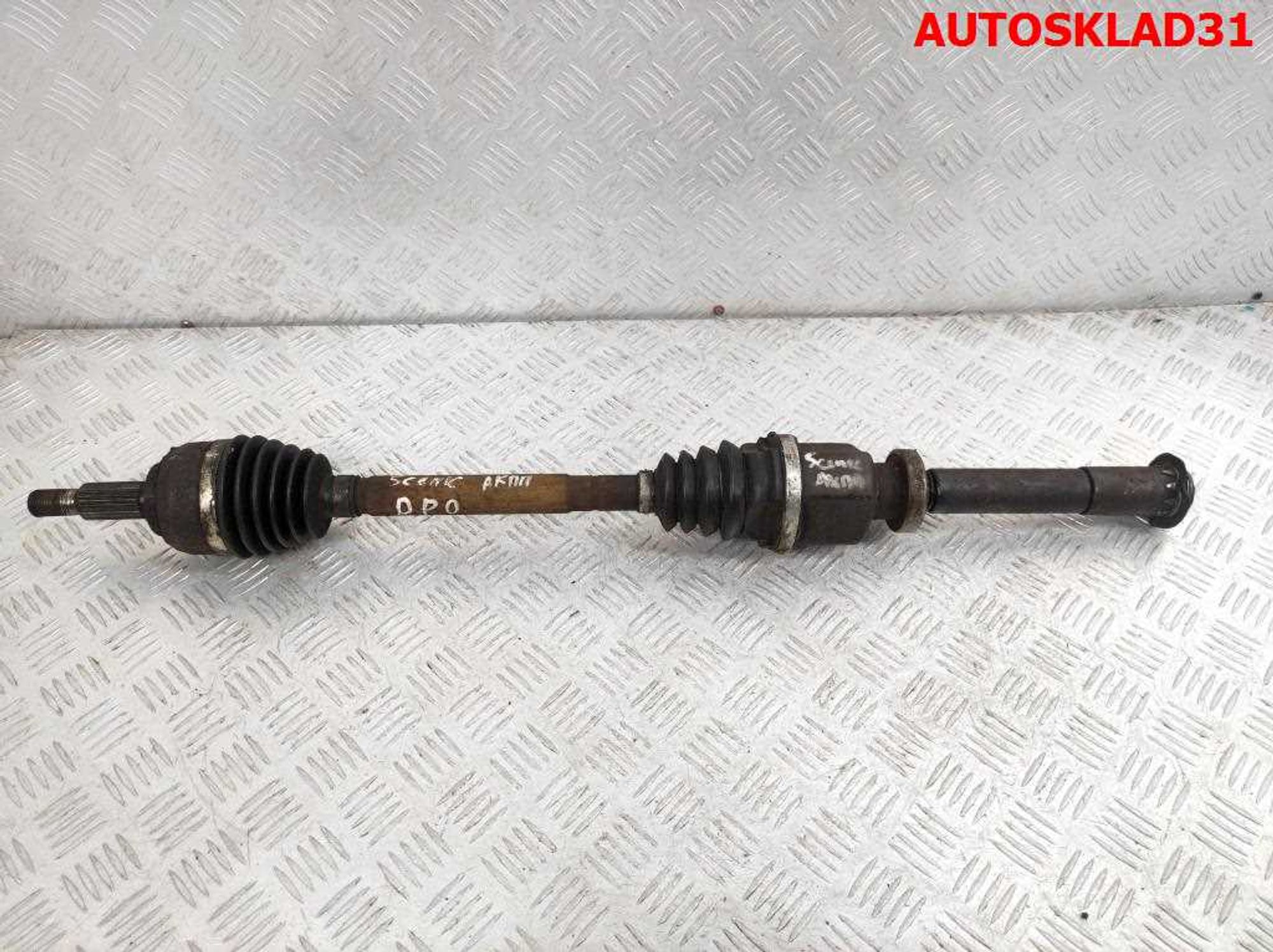 Полуось передняя правая с промвалом Renault Scenic 1 1,6 Бензин АКПП DP0, 6000 рублей, Дубовое
