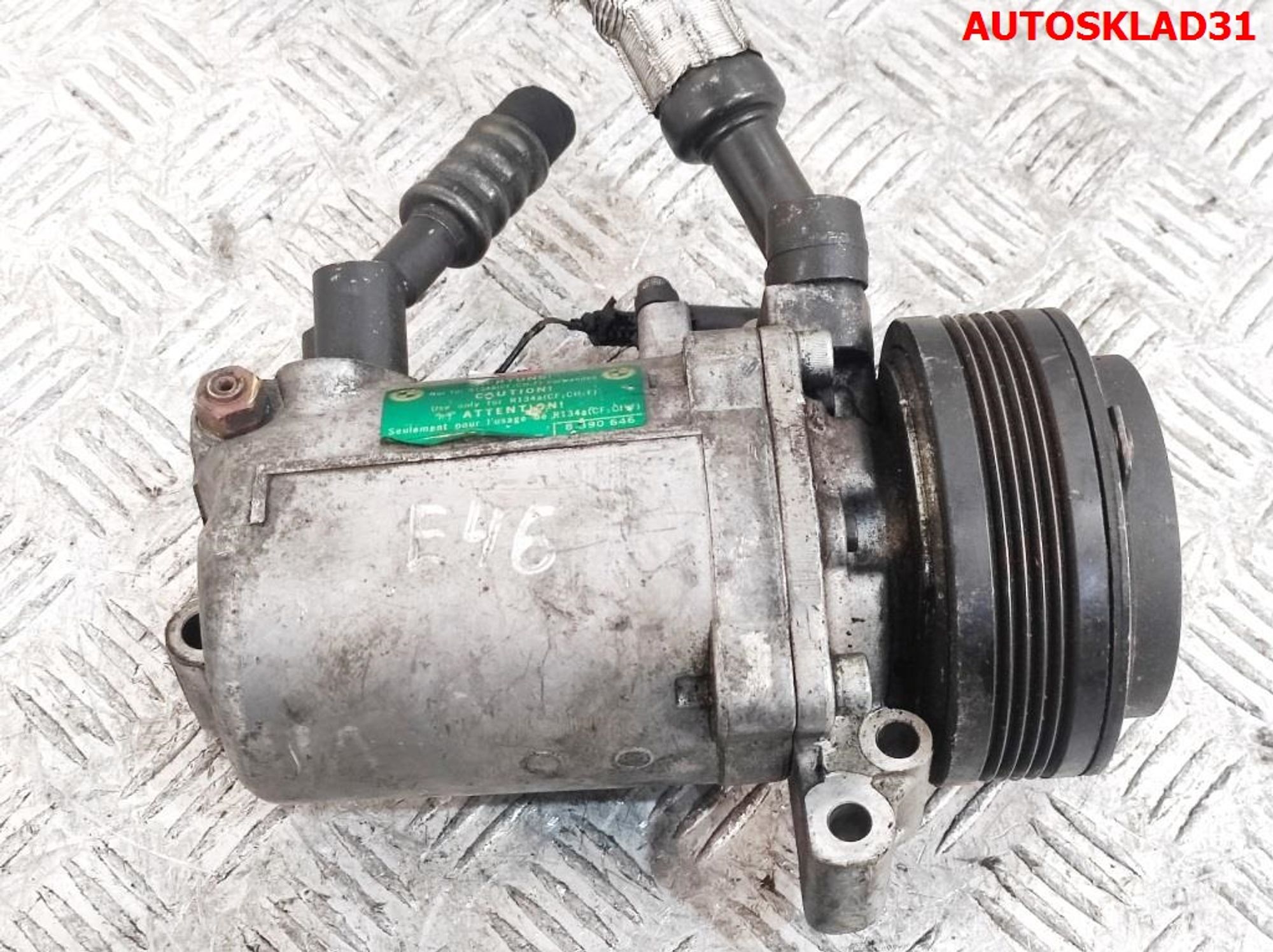 Компрессор кондиционера BMW Е46 1,9 M43B19 64528386650, 3000 рублей, Дубовое