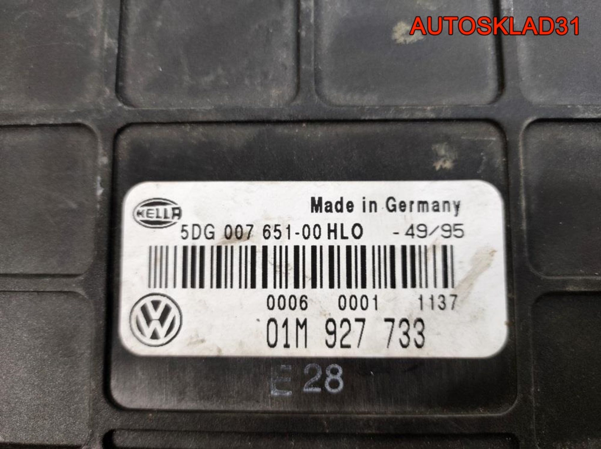Блок ЭБУ АКПП VW Golf 3 1,8 Бензин 01M927733, 2500 рублей, Дубовое