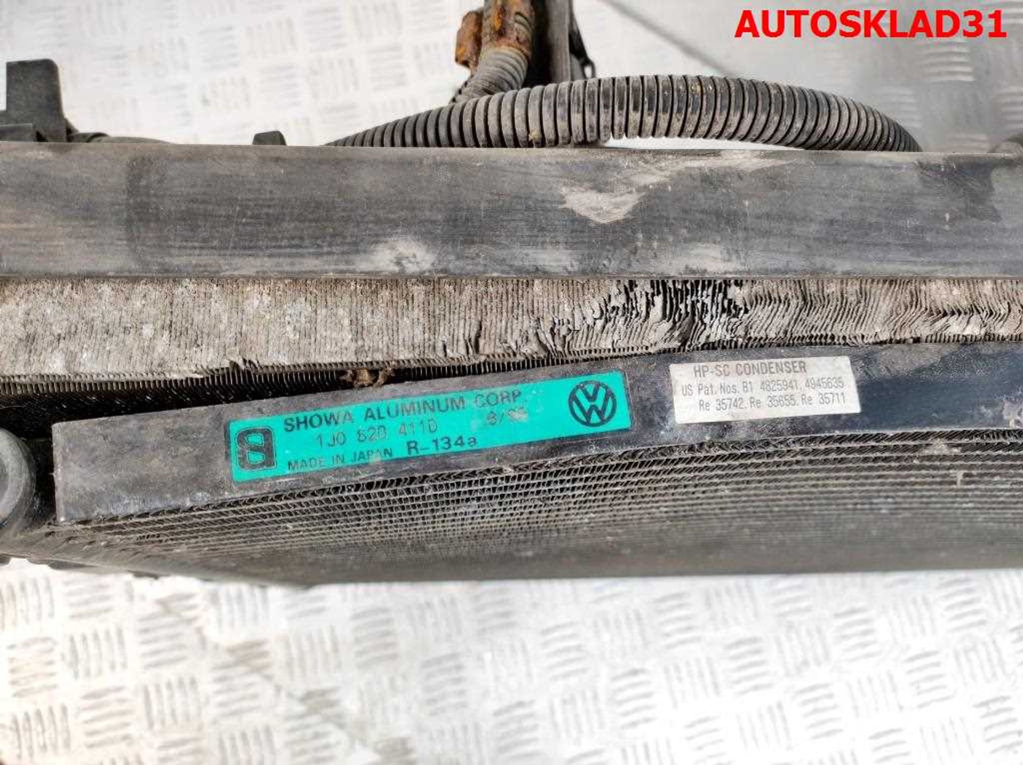 Кассета радиаторов в сборе VW Golf 4 1,8 Бензин 1J0121253N, 7000 рублей, Дубовое