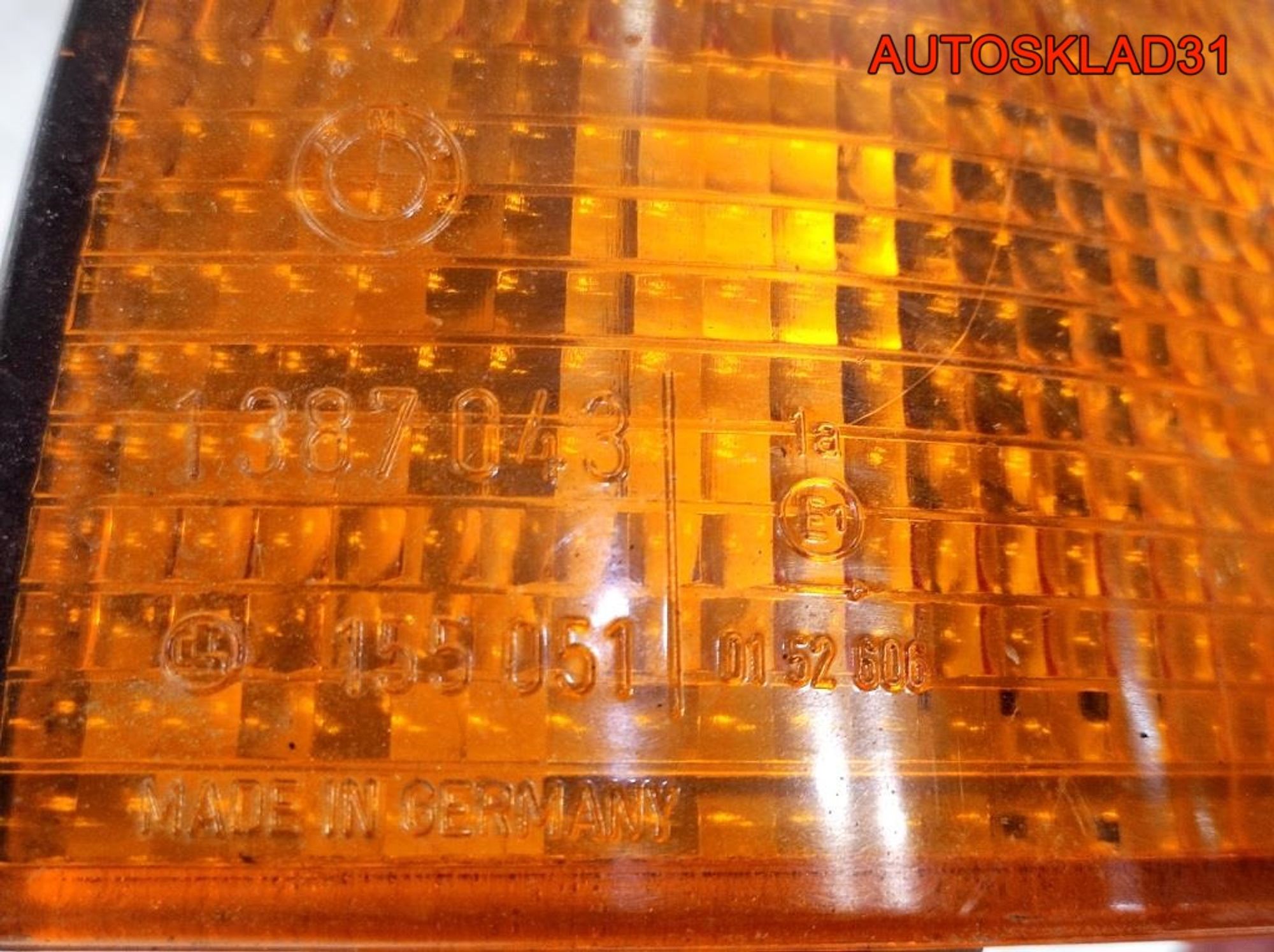 Указатель поворота левый желтый BMWE36 1387043, 500 рублей, Дубовое