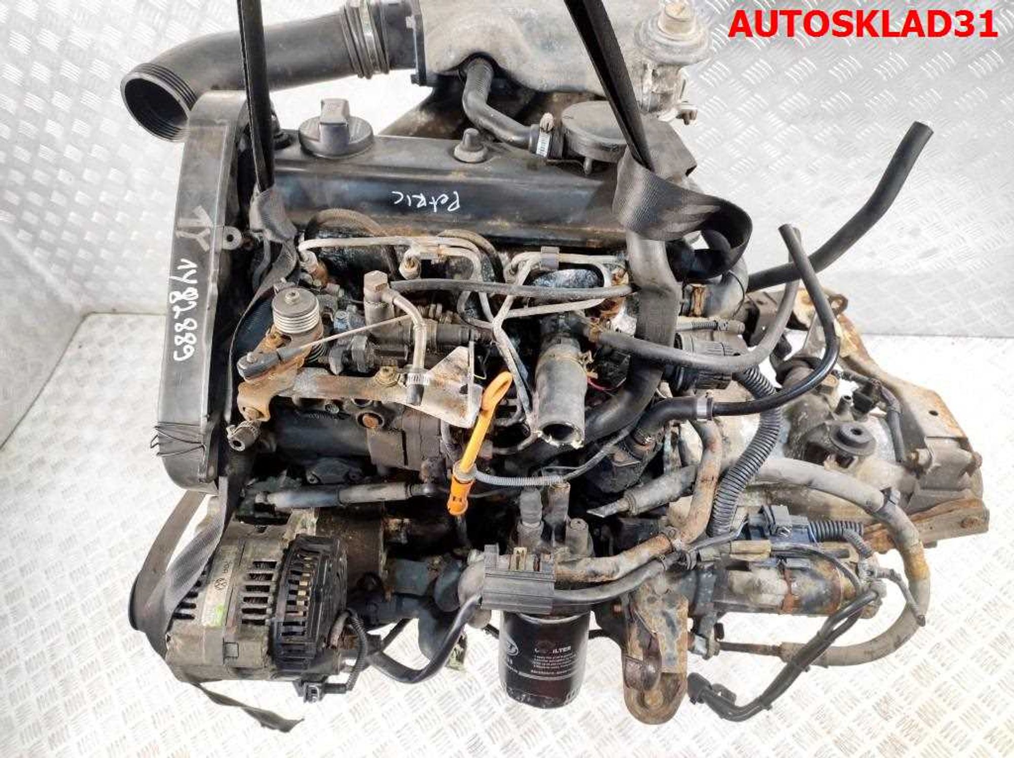Двигатель 1Y Volkswagen Golf 3 1,9 Дизель, 67500 рублей, Дубовое