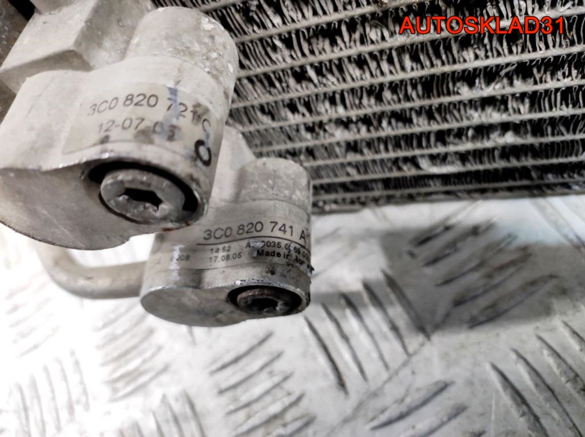 Радиатор кондиционера VW Passat B6 3C0820411G, 2500 рублей, Дубовое