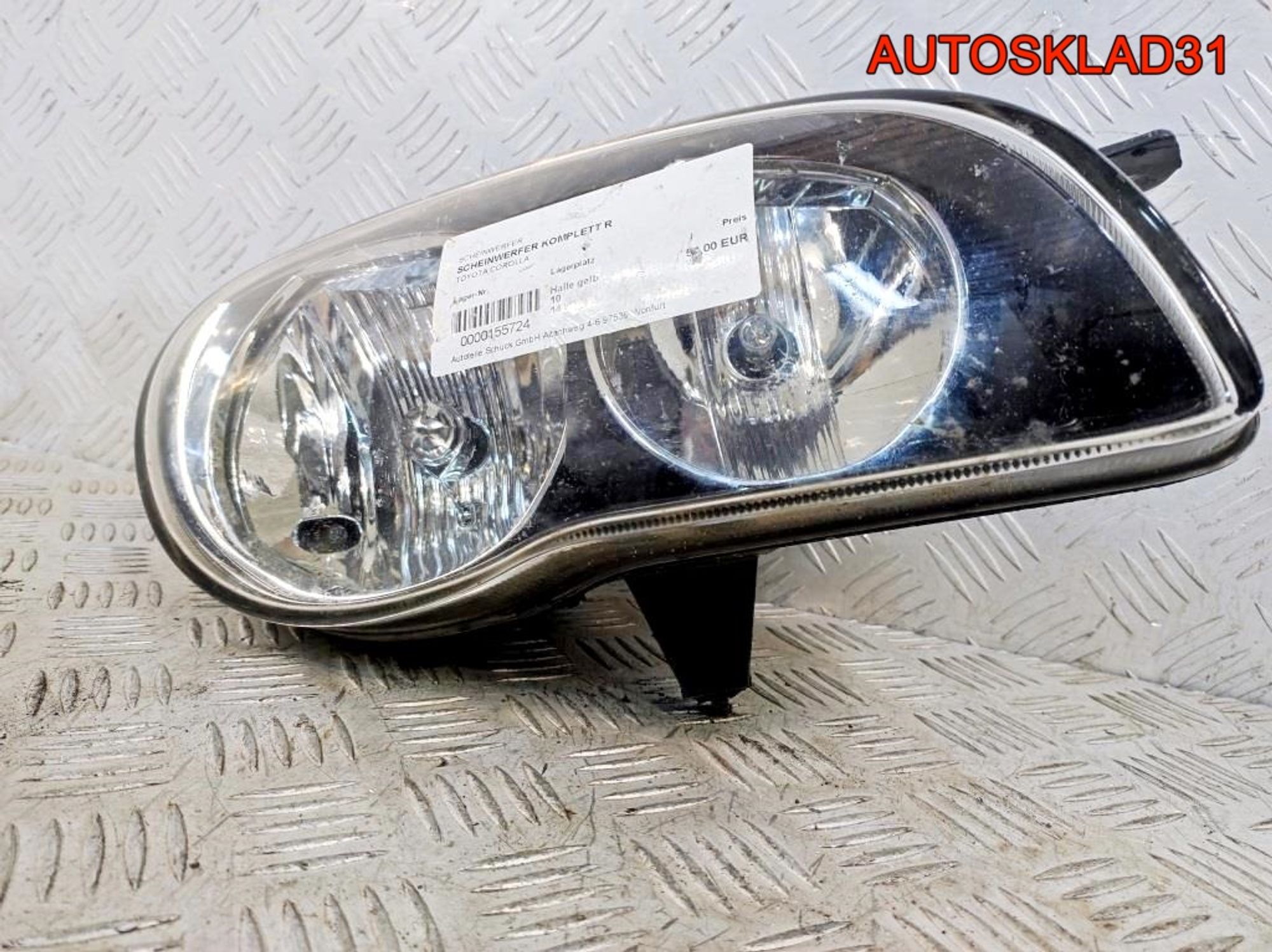 Фара правая Toyota Corolla E11 10077126, 4900 рублей, Дубовое