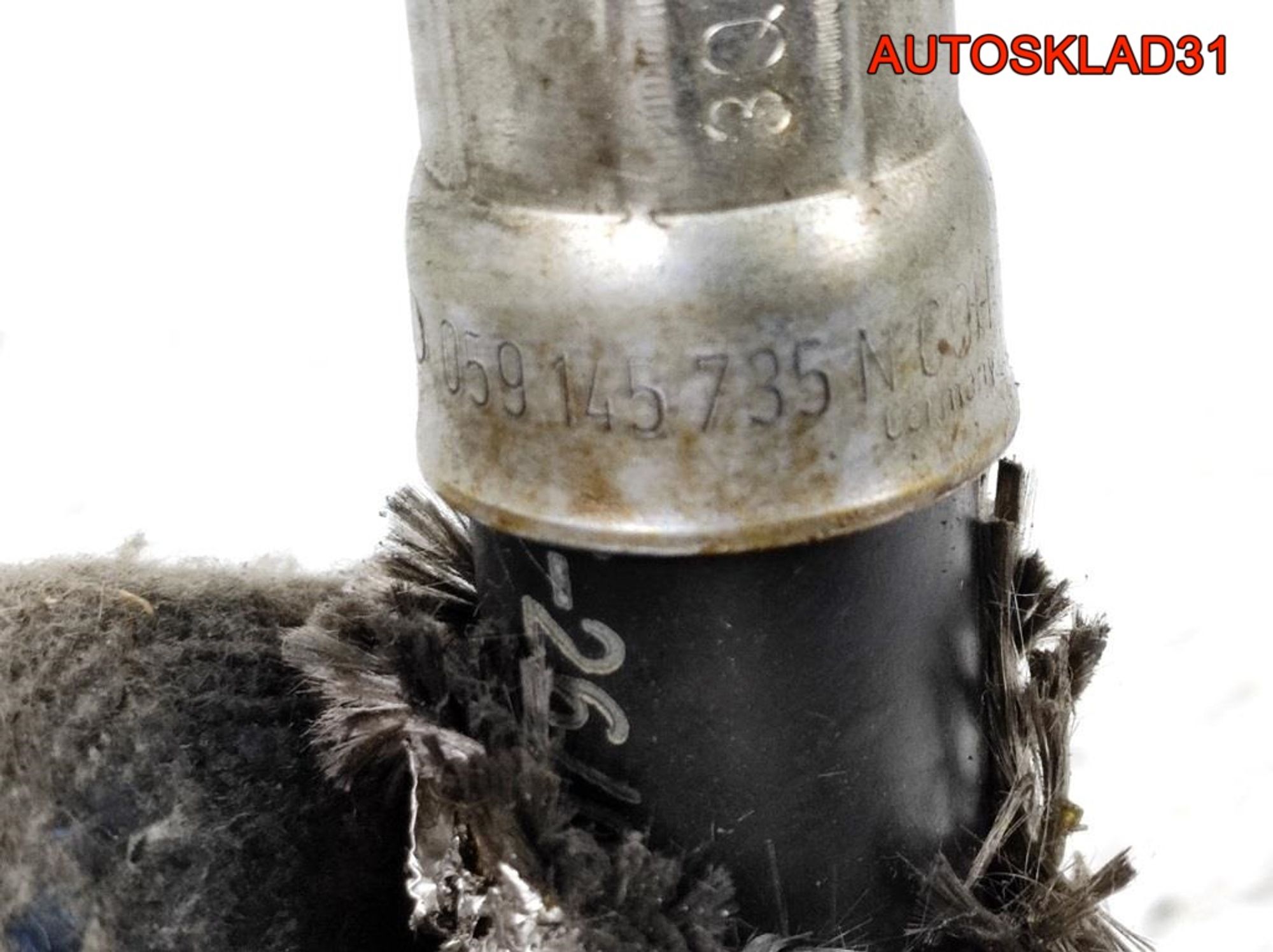 Трубка турбины Audi A4 B7 3.0 ASB Дизель 059145735N, 1700 рублей, Дубовое