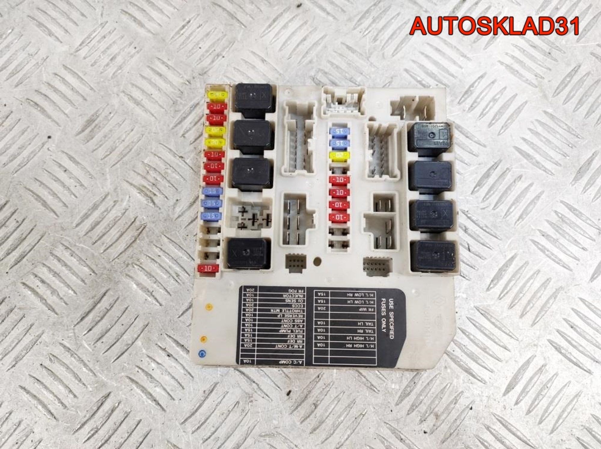 Блок предохранителей Nissan Micra K12 284B7AX61A, 10800 рублей, Дубовое