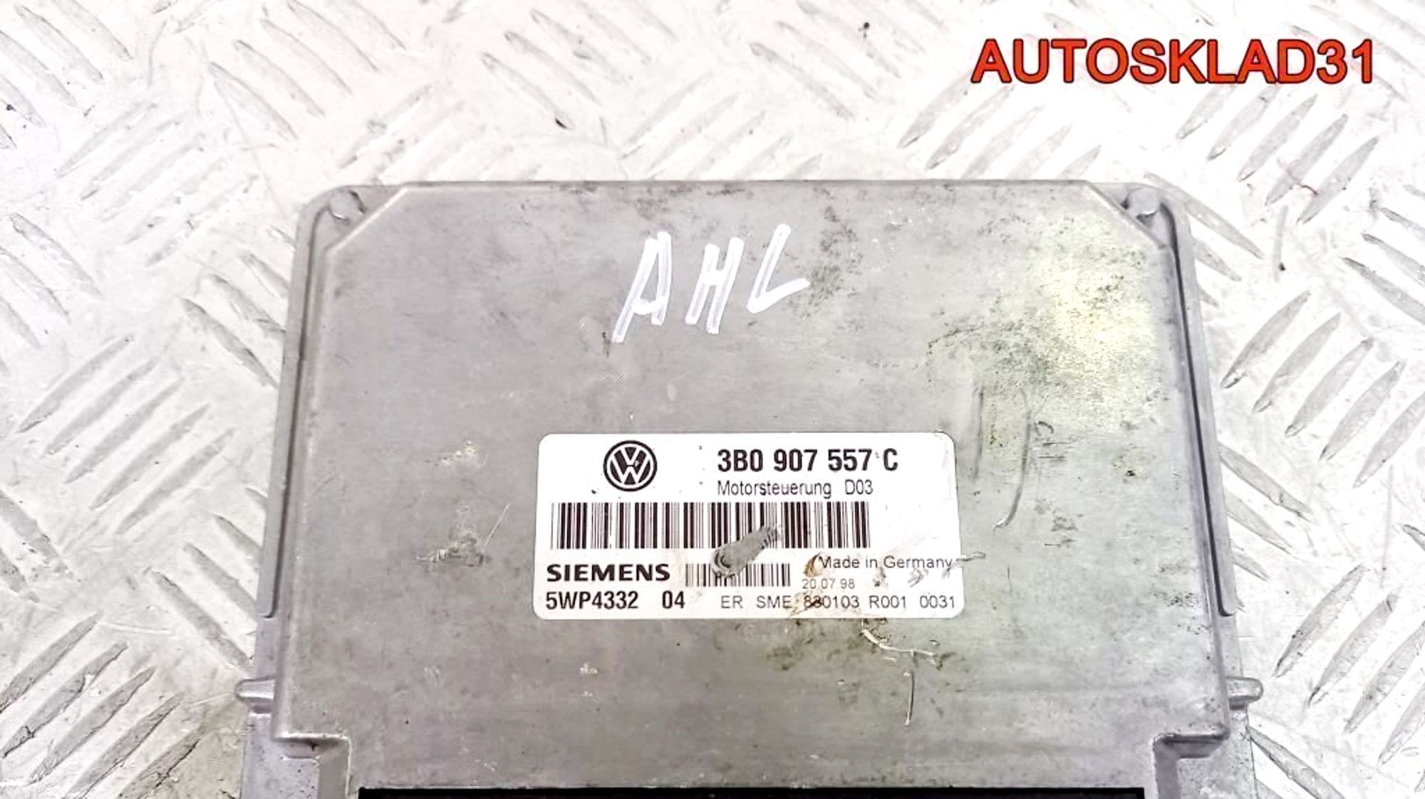 Блок ЭБУ Volkswagen Passat B5 1,6 AHL 3B0907557C, 4500 рублей, Дубовое