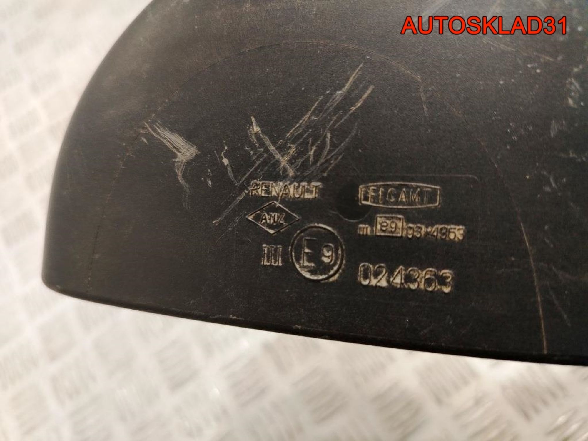Зеркало правое механическое Renault Logan 963015207R, 1000 рублей, Дубовое
