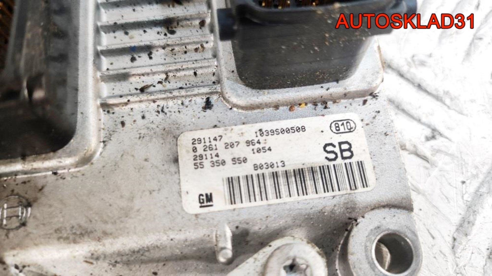 Блок ЭБУ Opel Corsa C 1,2 Z12XE 55350550 Бензин, 4000 рублей, Дубовое