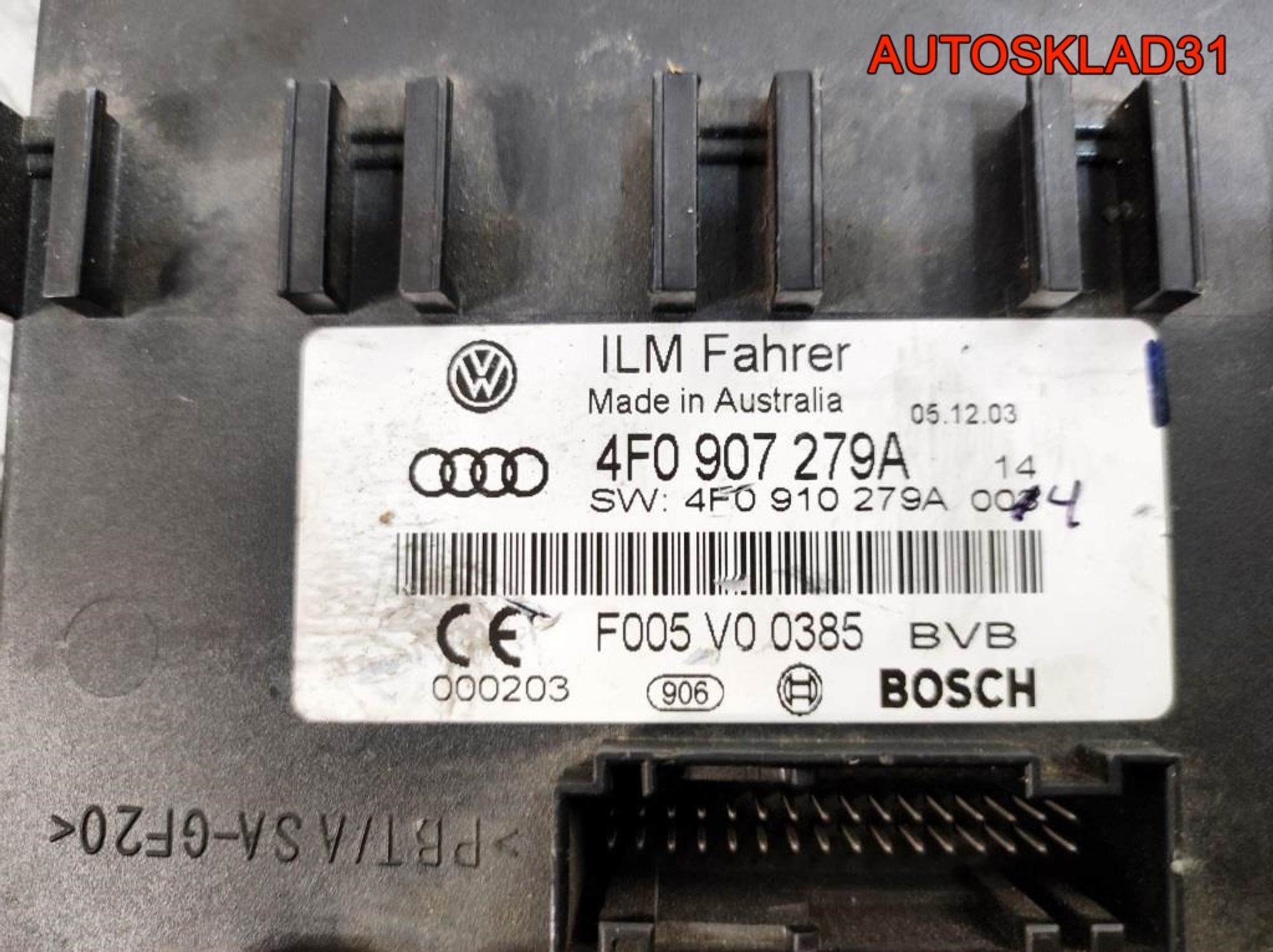 Блок бортовой сети Audi A6 C6 4F0907279A, 2000 рублей, Дубовое