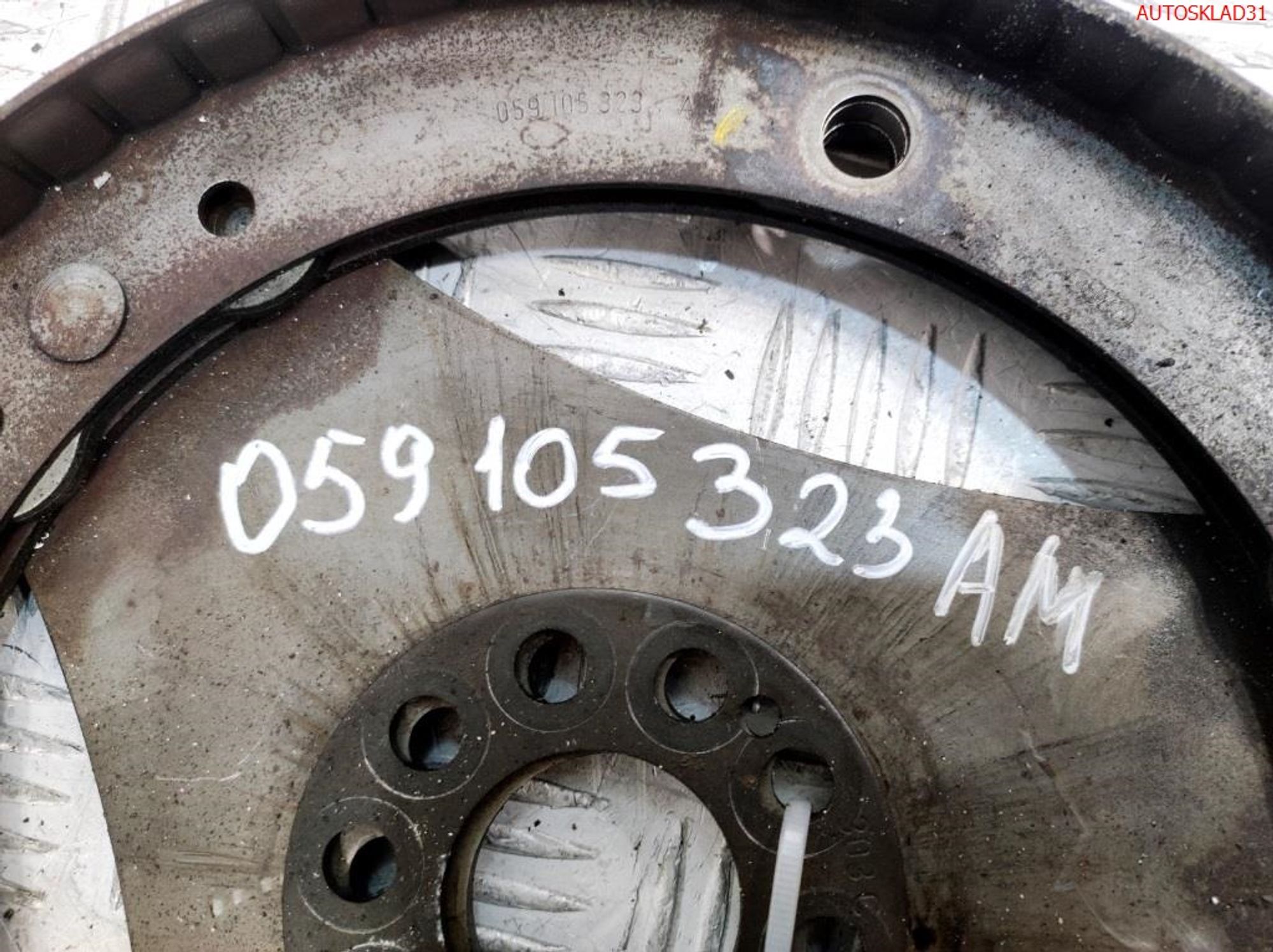 Маховик АКПП Audi A4 B7 3.0 ASB Дизель 059105323AM, 1000 рублей, Дубовое