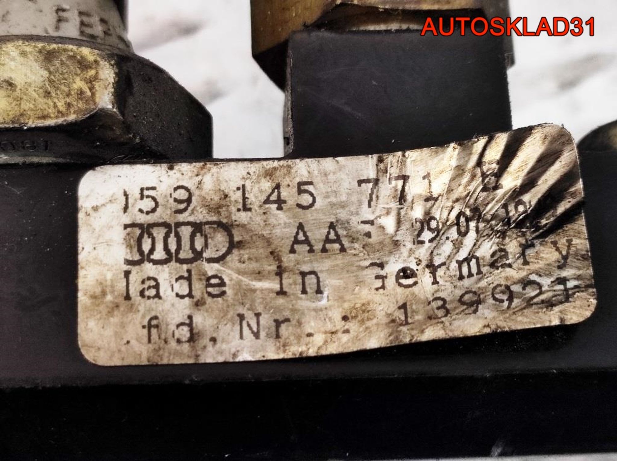 Трубка турбины Audi A6 C5 2,5 AKE Дизель 059145771E, 1000 рублей, Дубовое