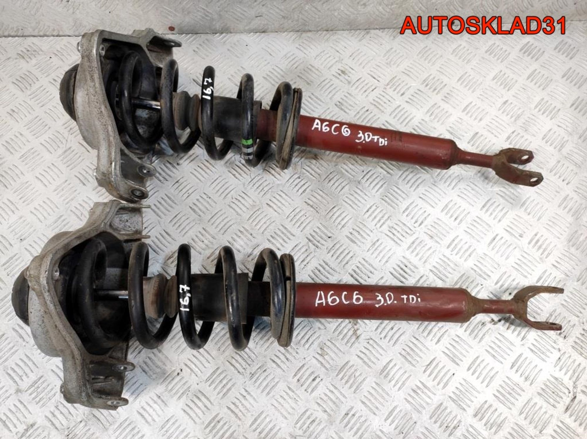 Амортизатор передний Audi A6 C6 3,0 Дизель 4F0413031AP, 18000 рублей, Дубовое