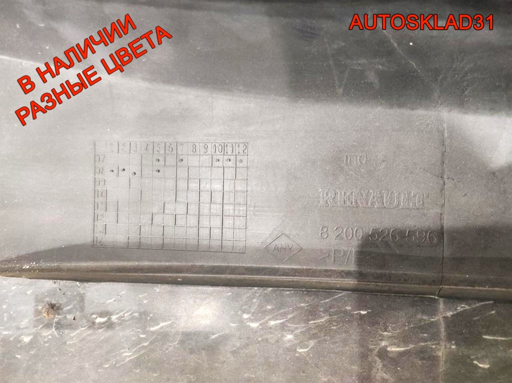 Бампер передний Renault Sandero 8200526596 (Р), 8000 рублей, Дубовое