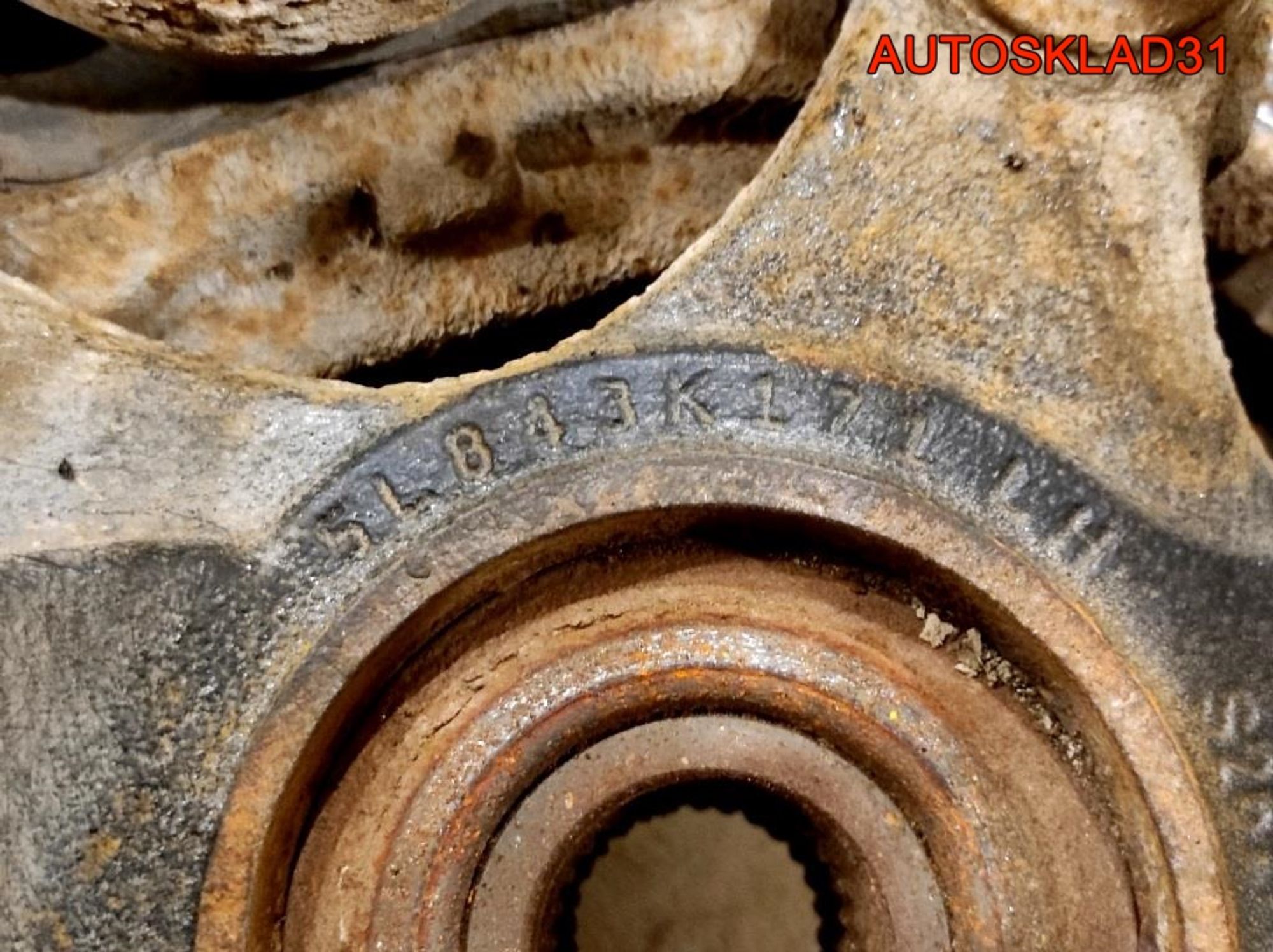 Кулак поворотный передний левый Ford Maverick 2 3,0 7KB4 6L8418K001AB, 8100 рублей, Дубовое