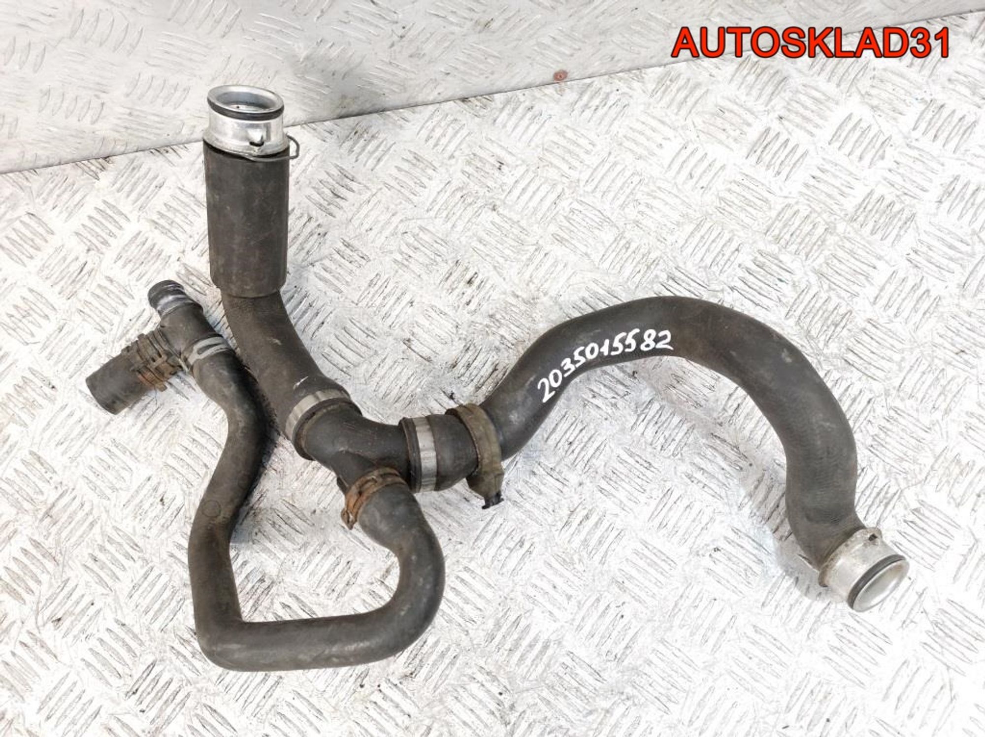 Патрубок радиатора Mercedes W203 1,8 Компрессор A2035015582, 2500 рублей, Дубовое