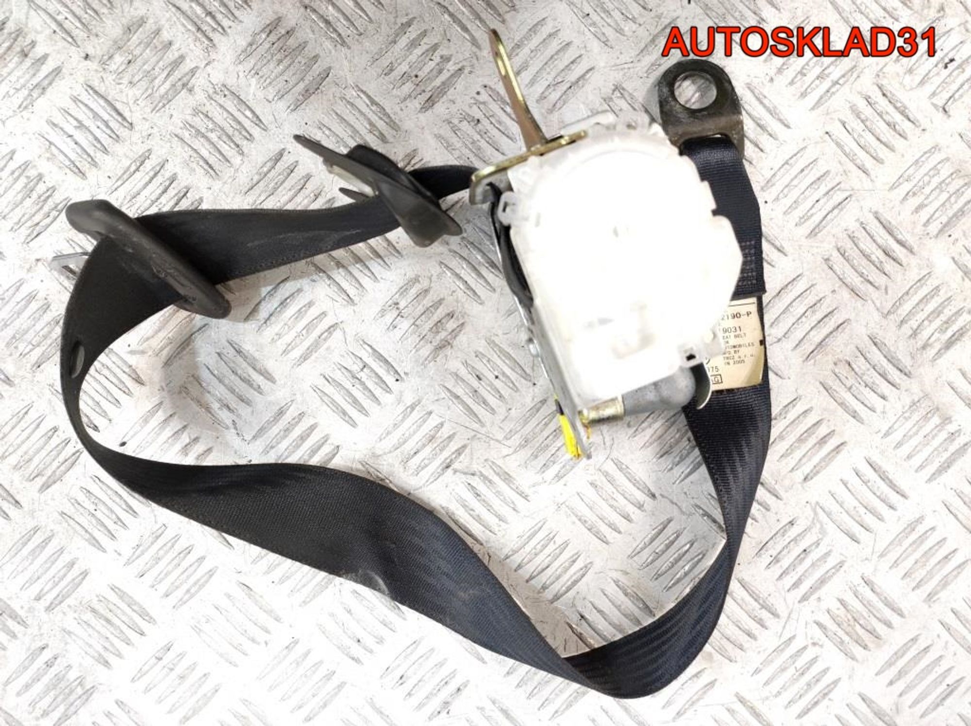 Ремень безопасности передний левый Toyota Aygo 7P2190P, 2500 рублей, Дубовое