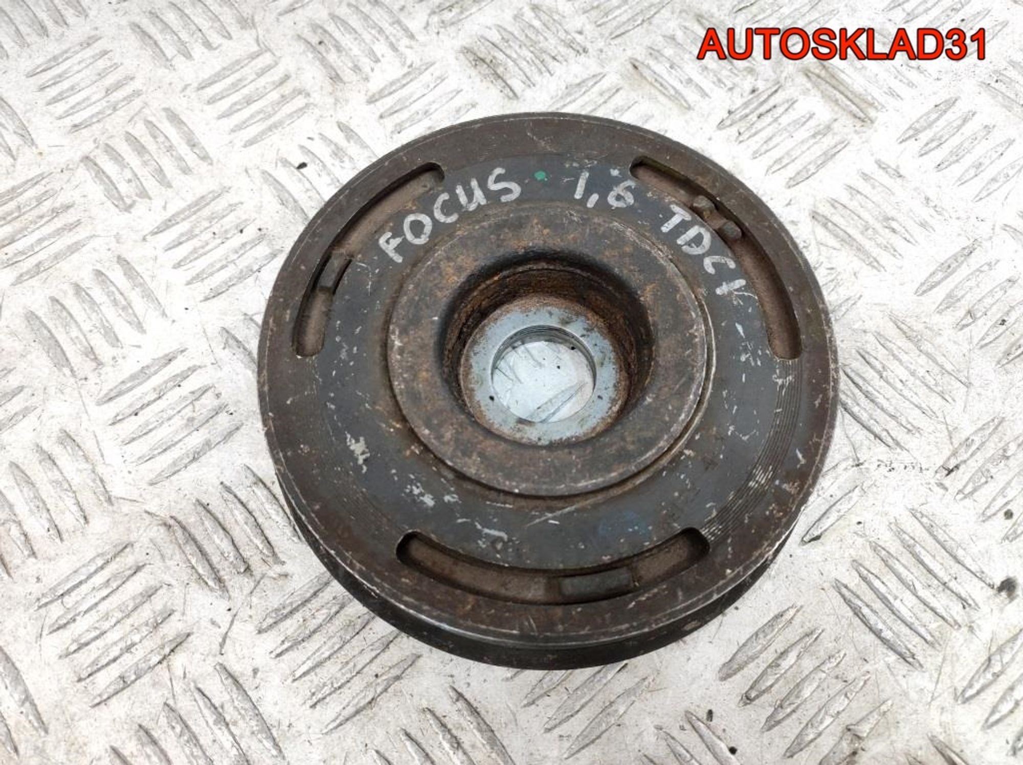 Шкив коленвала Ford Focus 2 1,6 Дизель, 1500 рублей, Дубовое