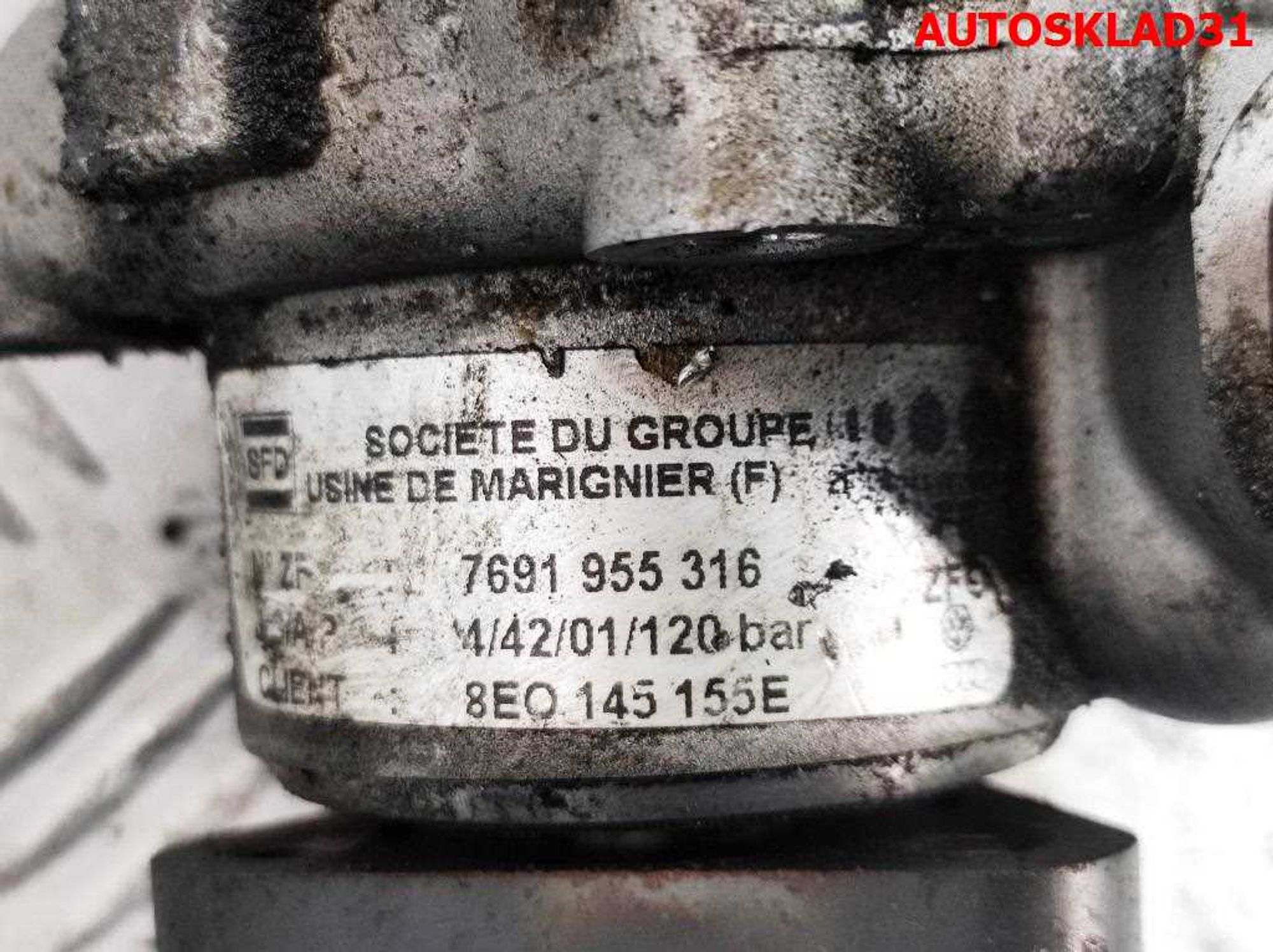 Насос гидроусилителя Audi A4 B6 2.4 BDV Бензин 8E0145155E, 5000 рублей, Дубовое