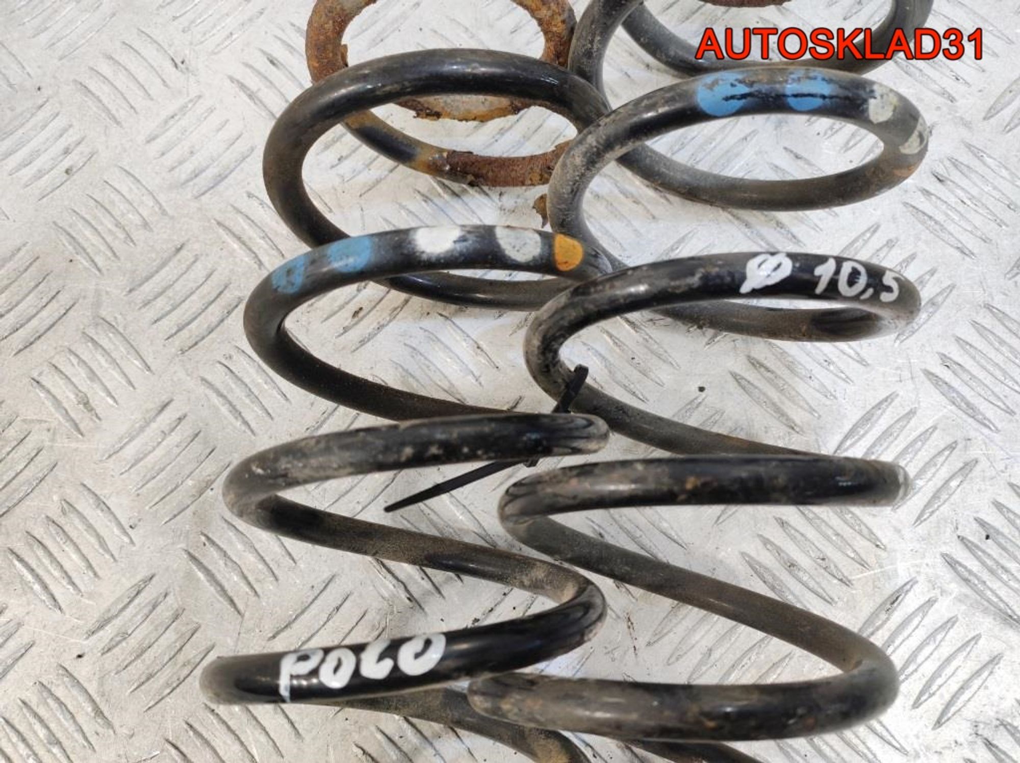 Пружина задняя комплект Volkswagen Polo 2001-2009, 1800 рублей, Дубовое