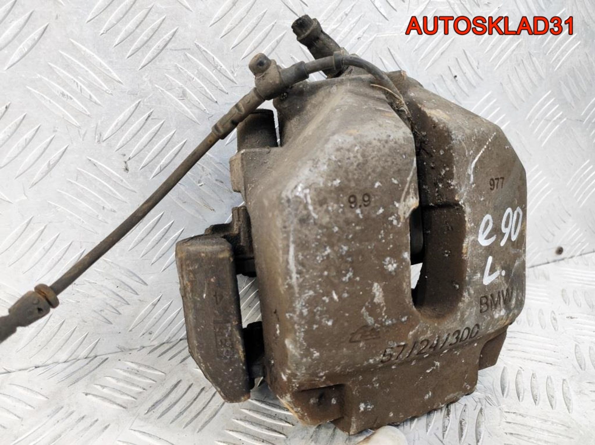 Суппорт тормозной перед левый BMW E90 34116769091, 2100 рублей, Дубовое