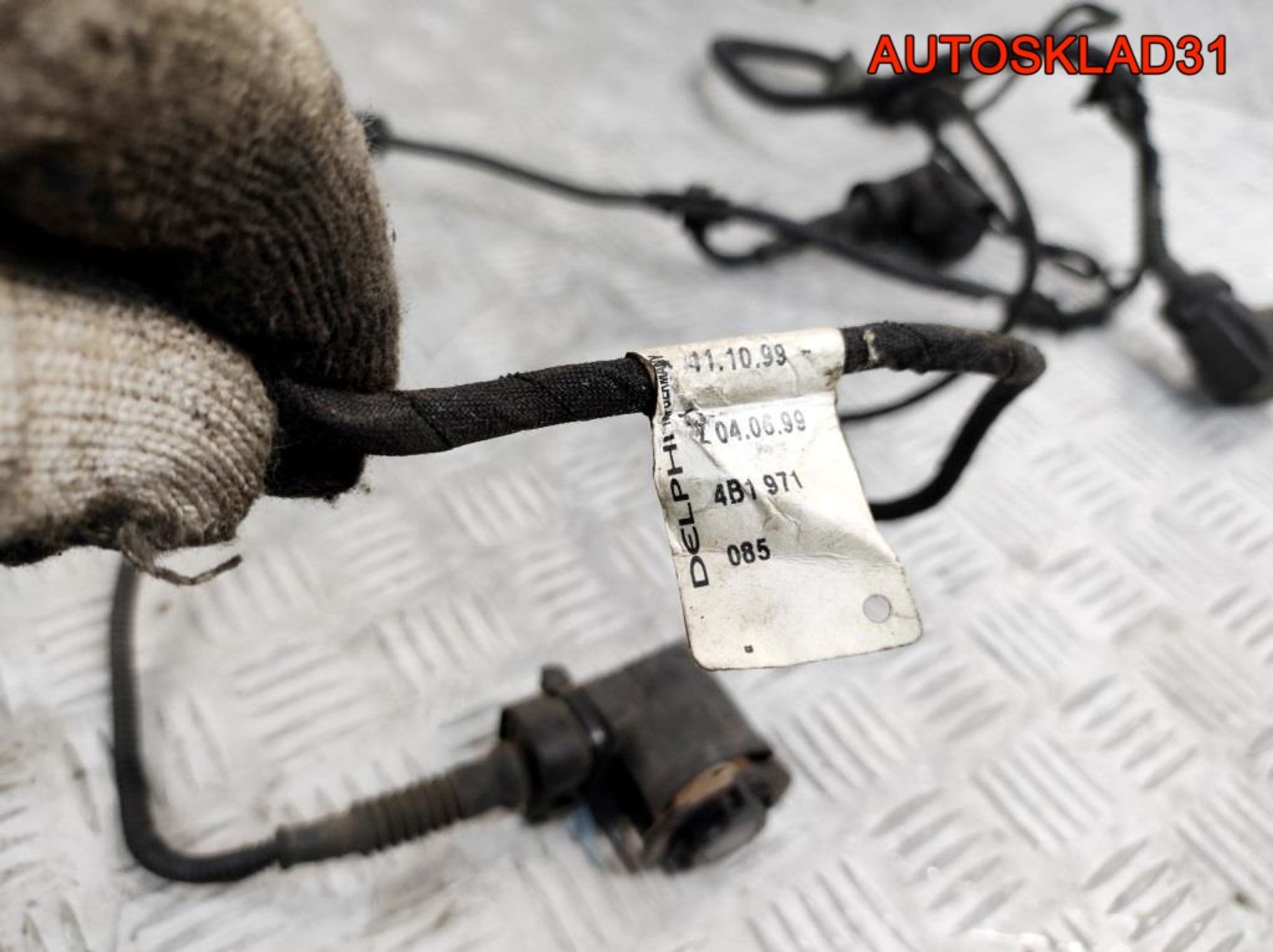 Проводка с датчиками парковки Audi A6 C5 4B1971085, 7200 рублей, Дубовое