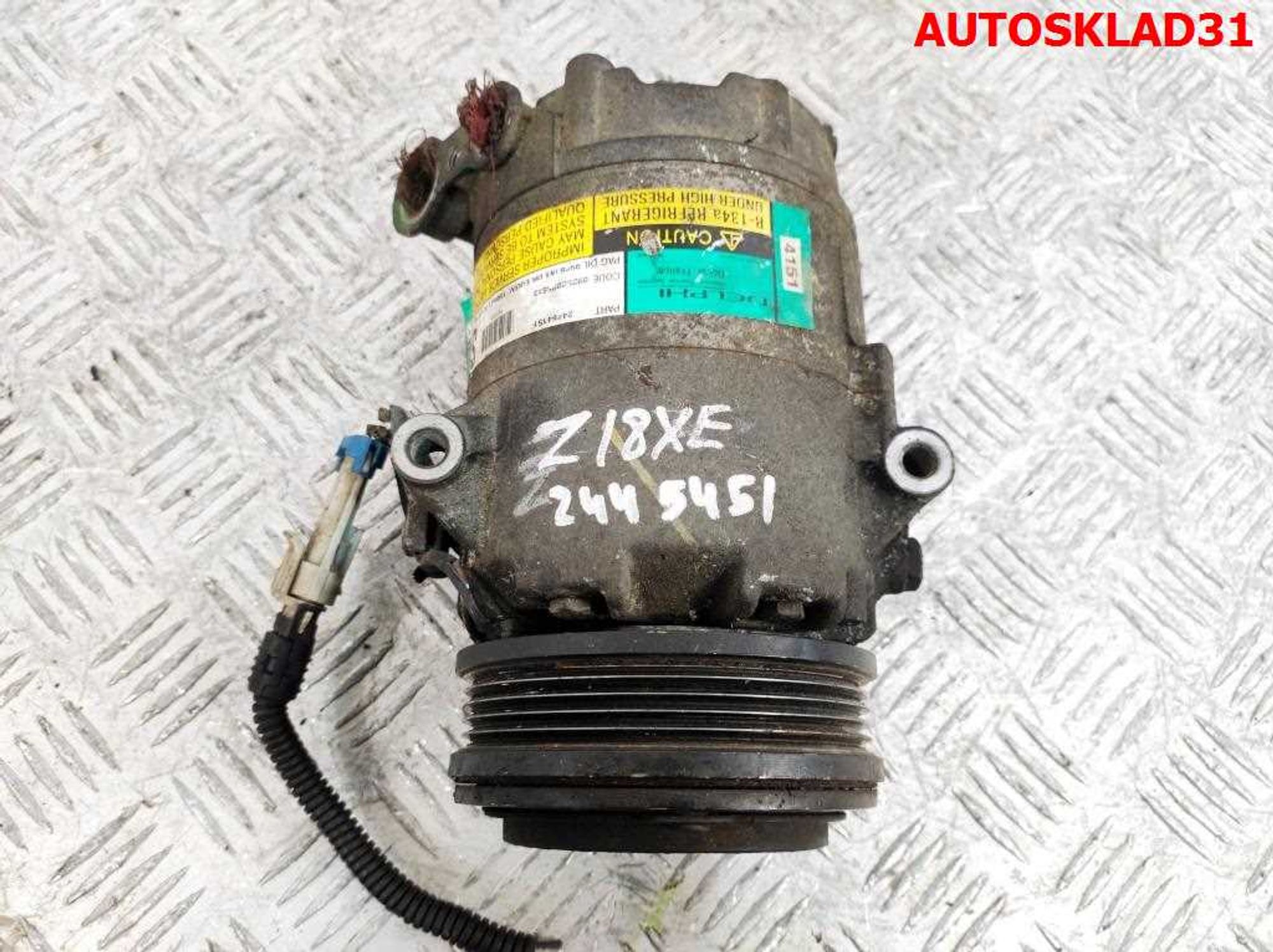 Компрессор кондиционера Opel Zafira A 1,8 Z18XE 24464151, 4000 рублей, Дубовое