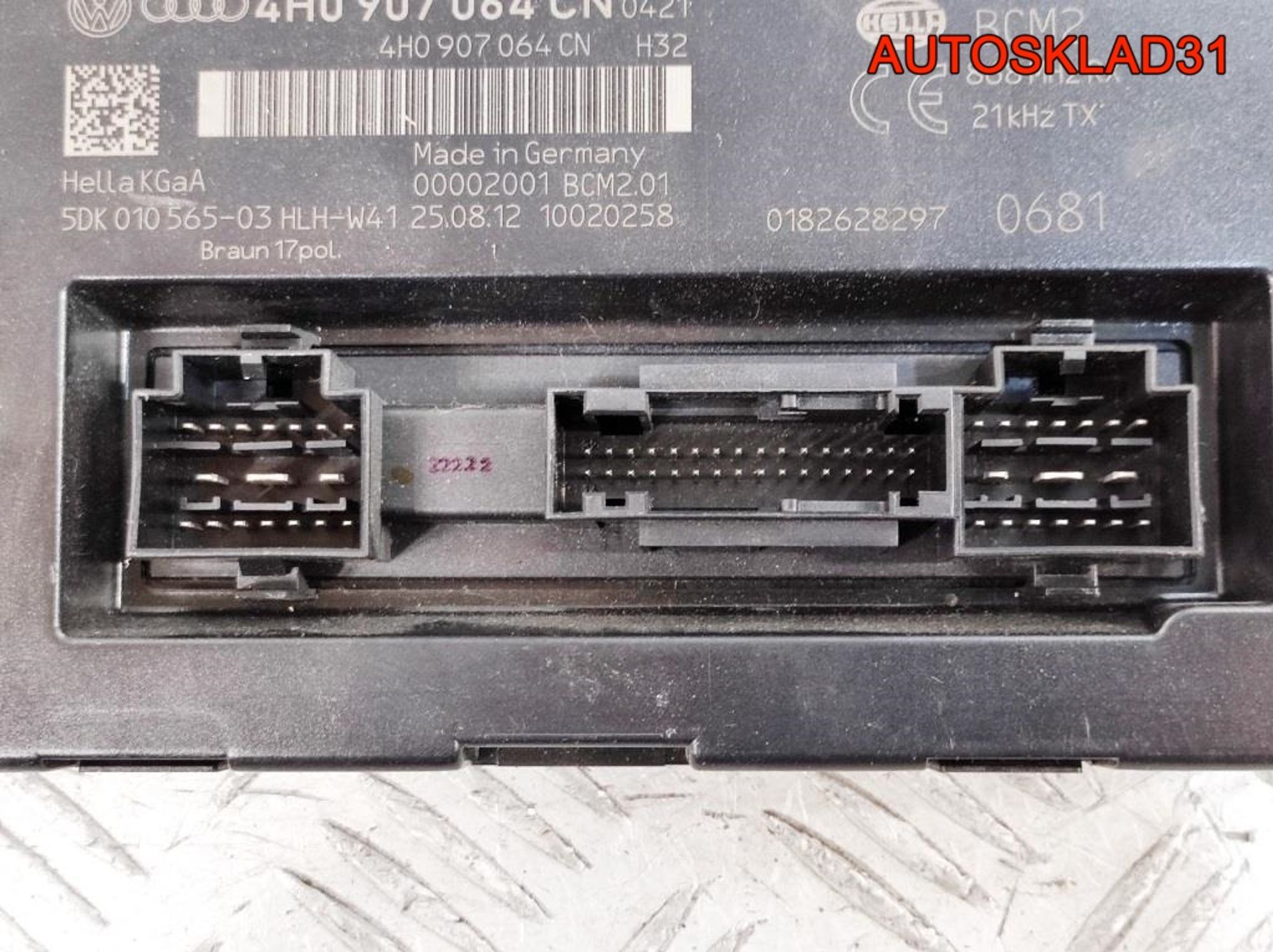 Блок комфорта Audi A6 C7 4G 4H0907064CN, 2800 рублей, Дубовое