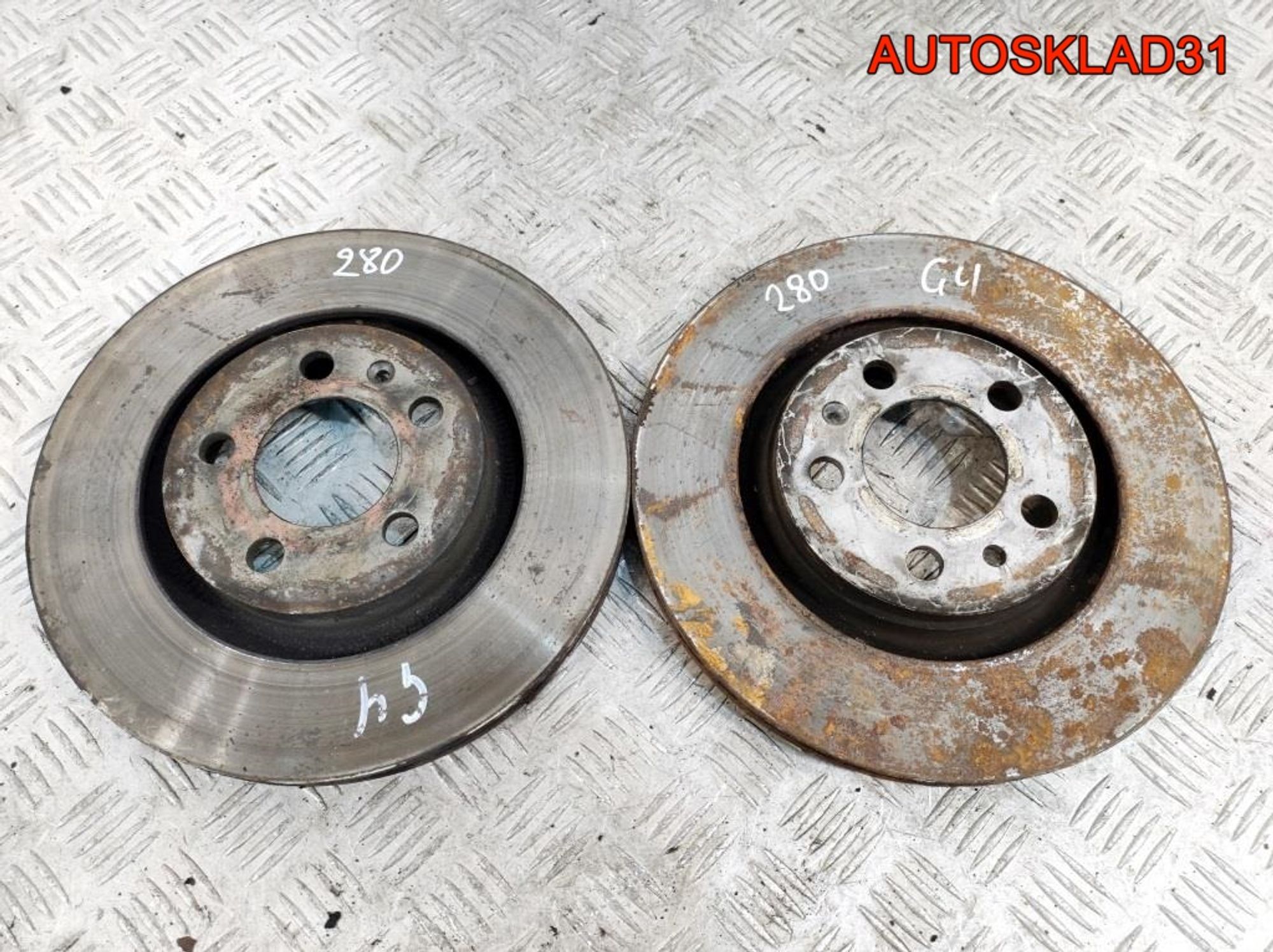 Диск тормозной передний VW Golf 4 1J0615301R, 2700 рублей, Дубовое