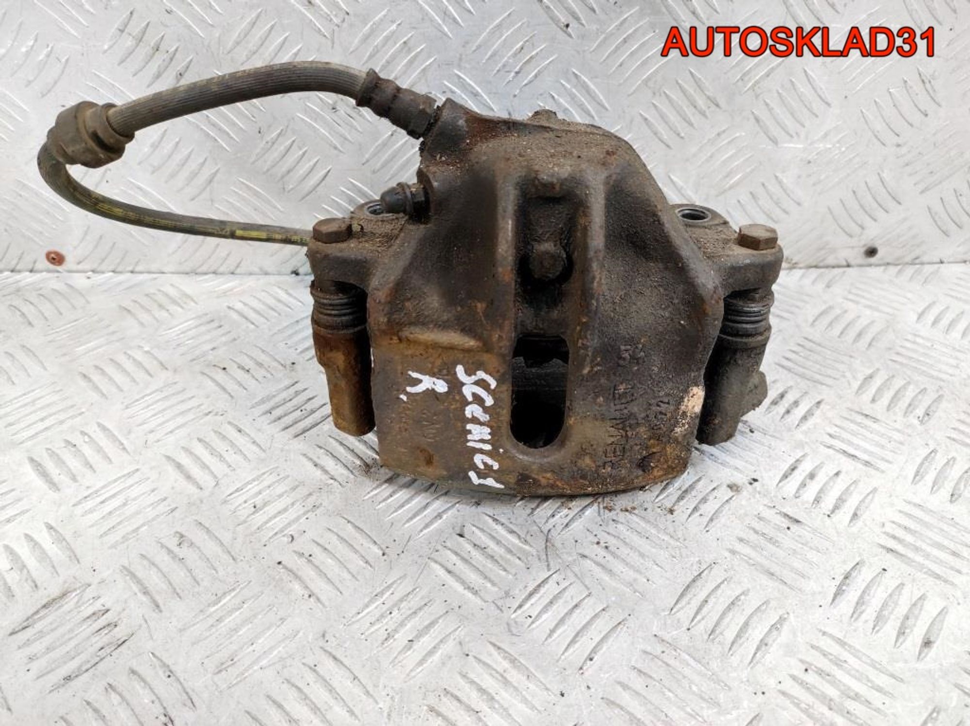 Суппорт тормозной передний правый Renault Scenic 1 7701205833, 2300 рублей, Дубовое