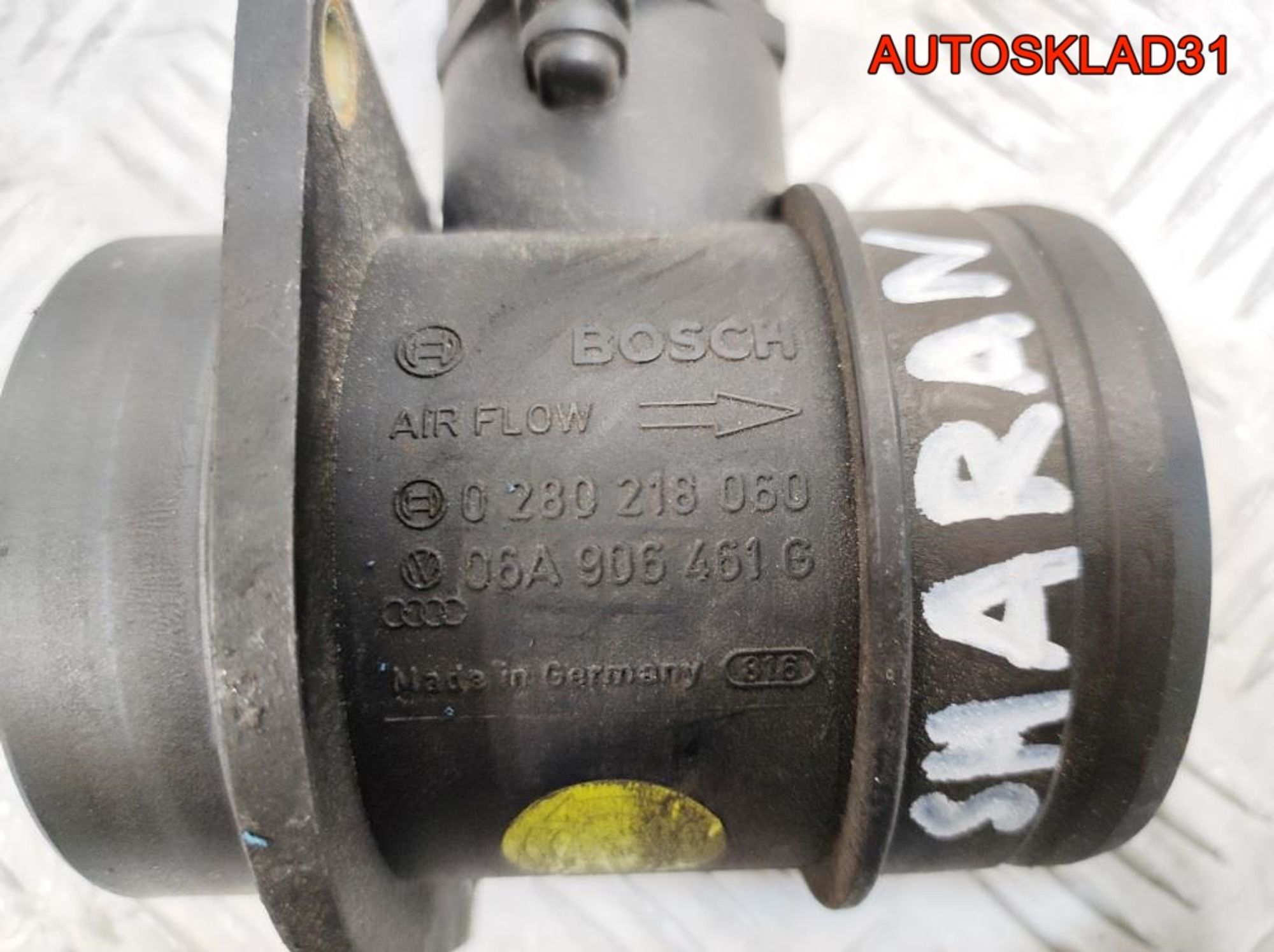 Расходомер воздуха Volkswagen Sharan 06A906461GX, 2700 рублей, Дубовое