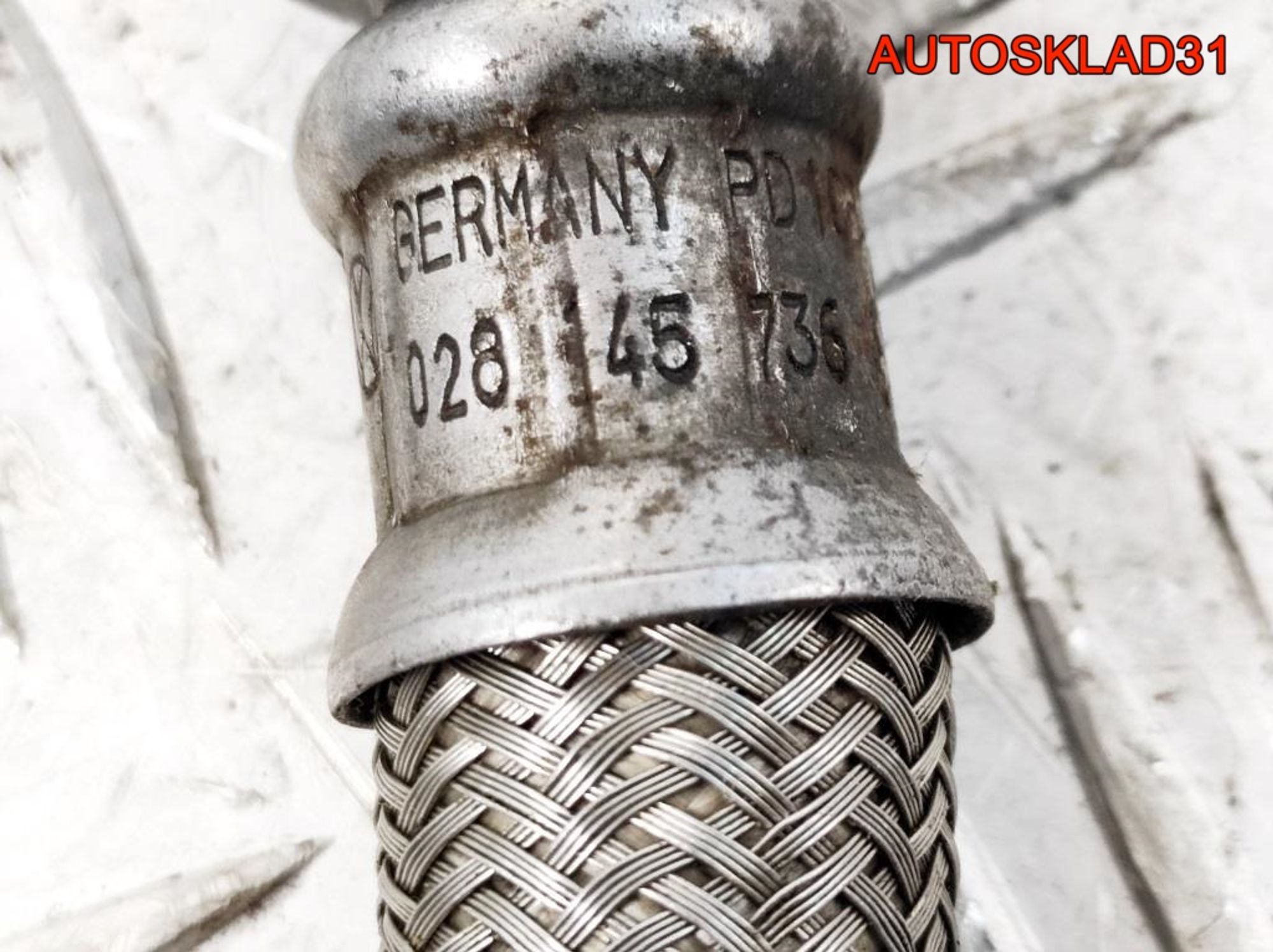 Трубка турбины Audi A4 B6 1.9 AWX 028145736AH, 1000 рублей, Дубовое