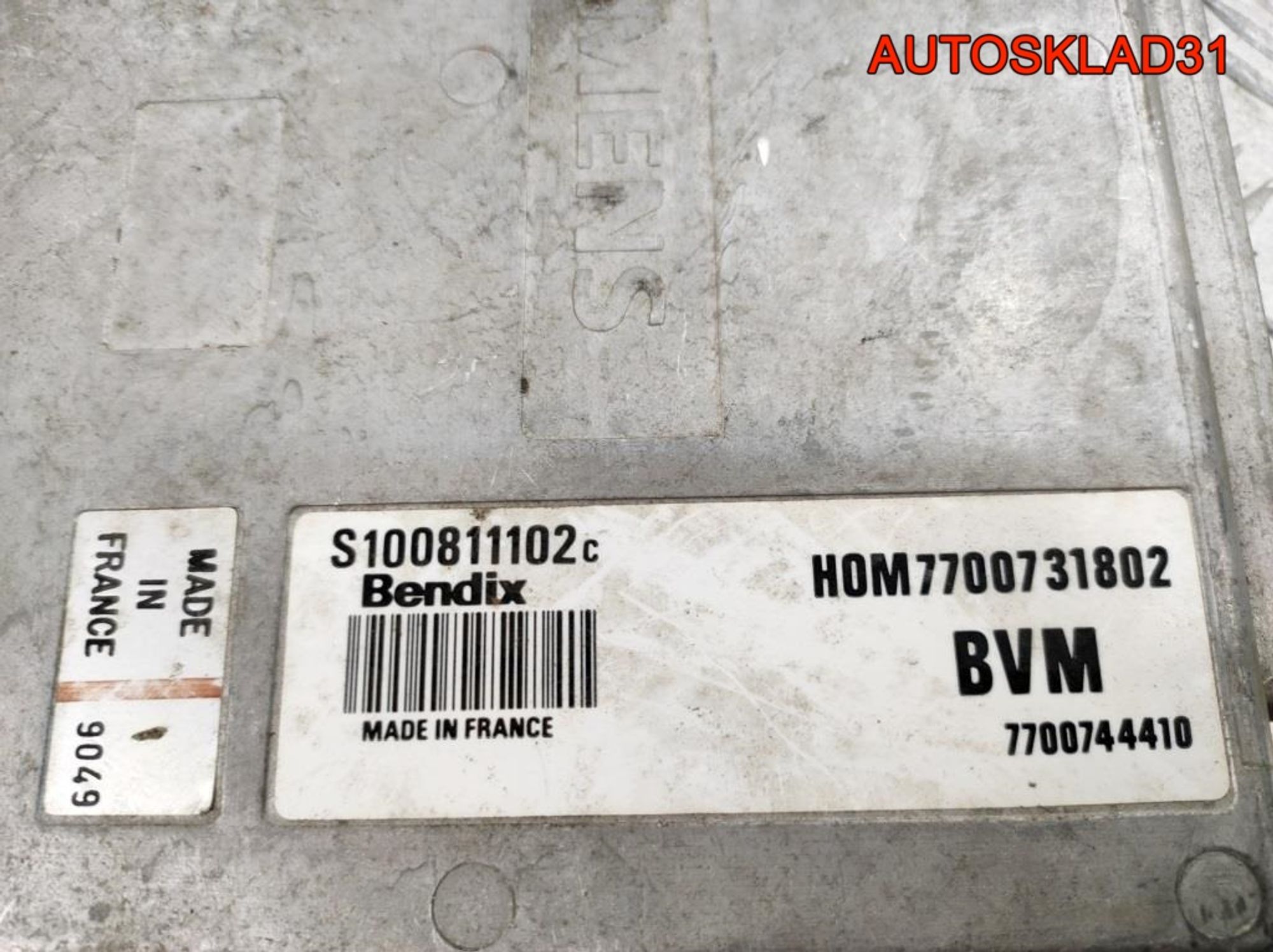 Блок ЭБУ Renault 19 1,7 Бензин 7700731802, 2300 рублей, Дубовое