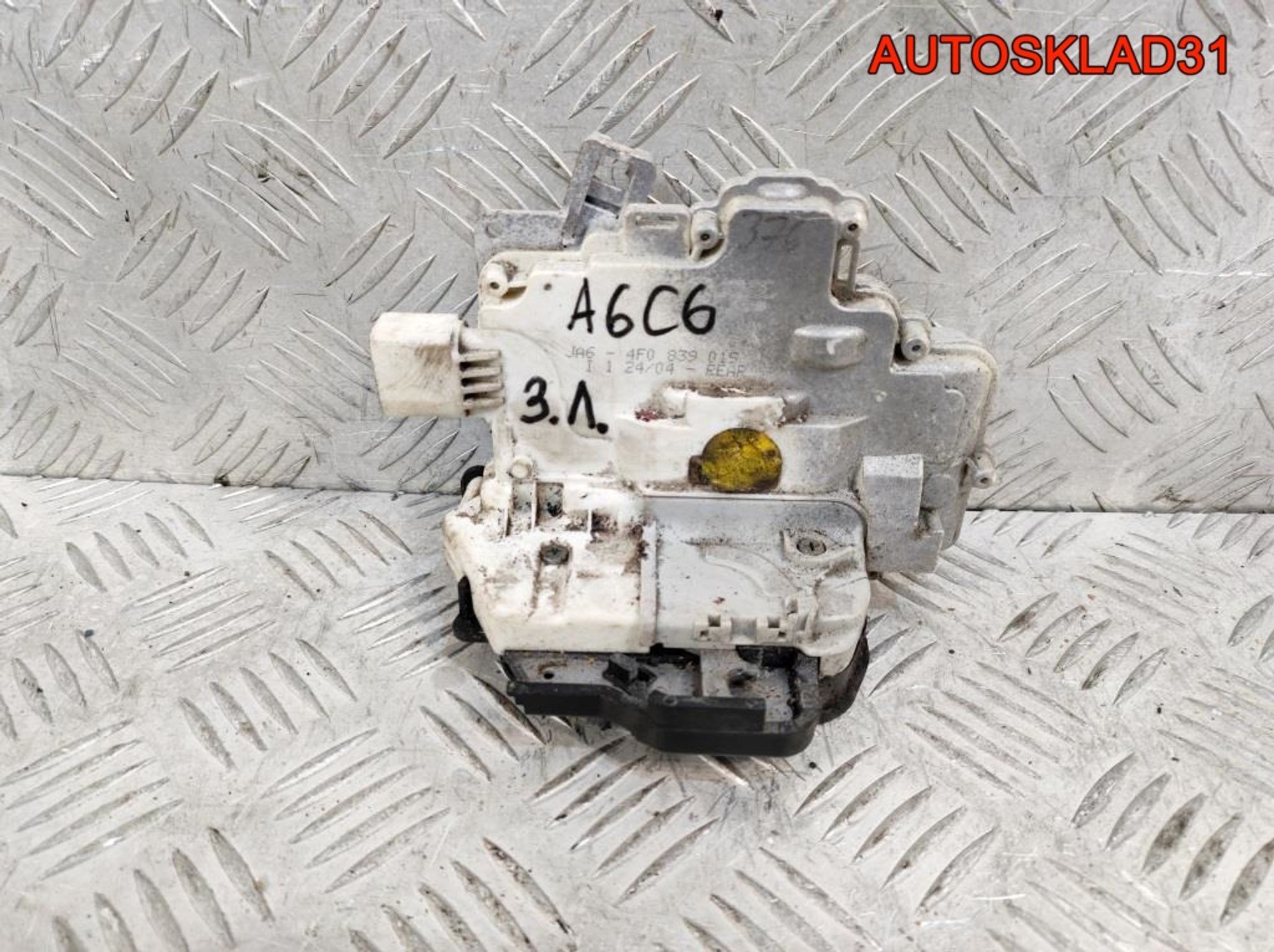 Замок двери задней левой Audi A6 C6 4F0839015, 2300 рублей, Дубовое