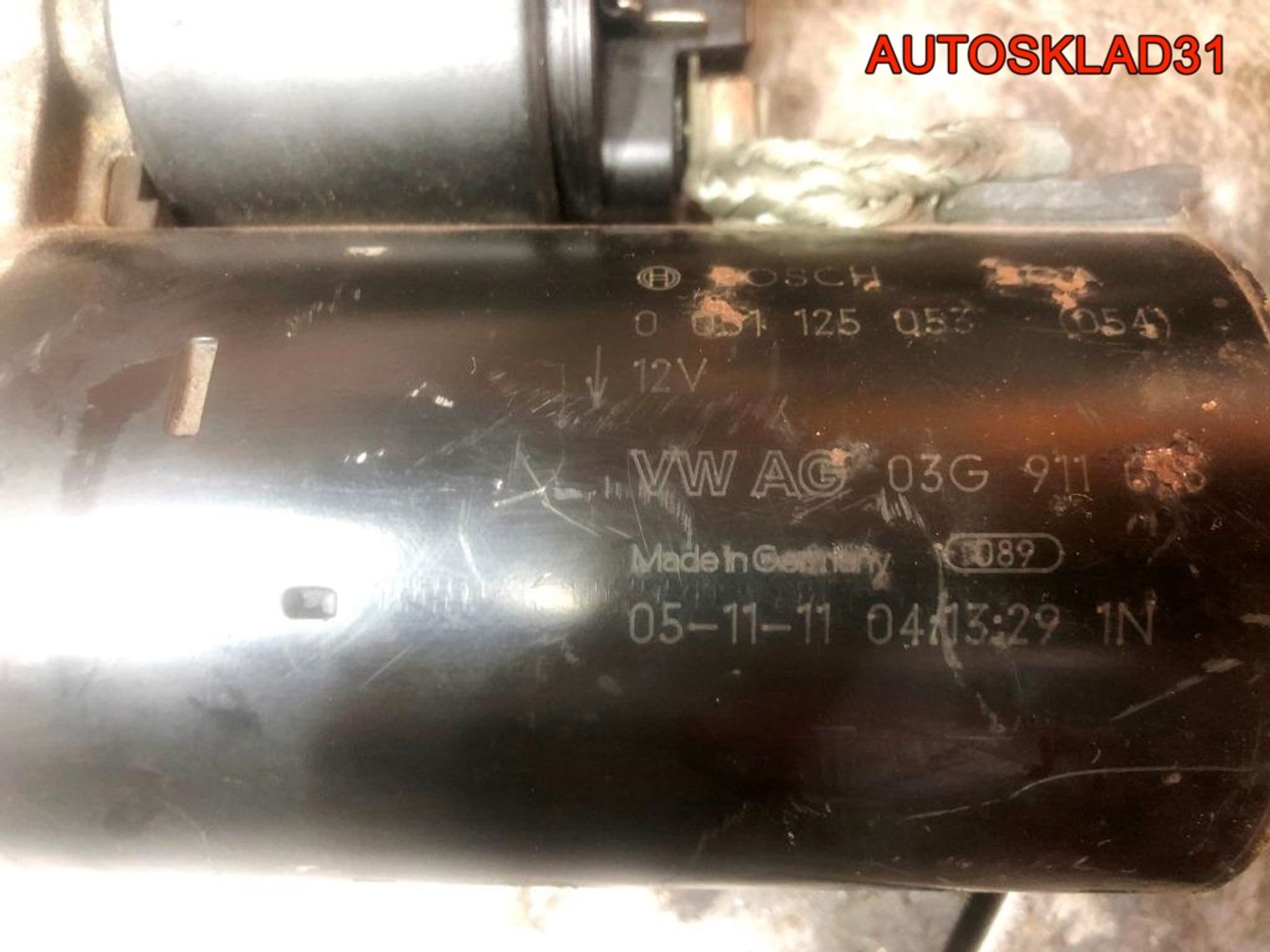 Стартер Audi A4 B7 2,0 BLB 0001125053 Дизель, 4500 рублей, Дубовое